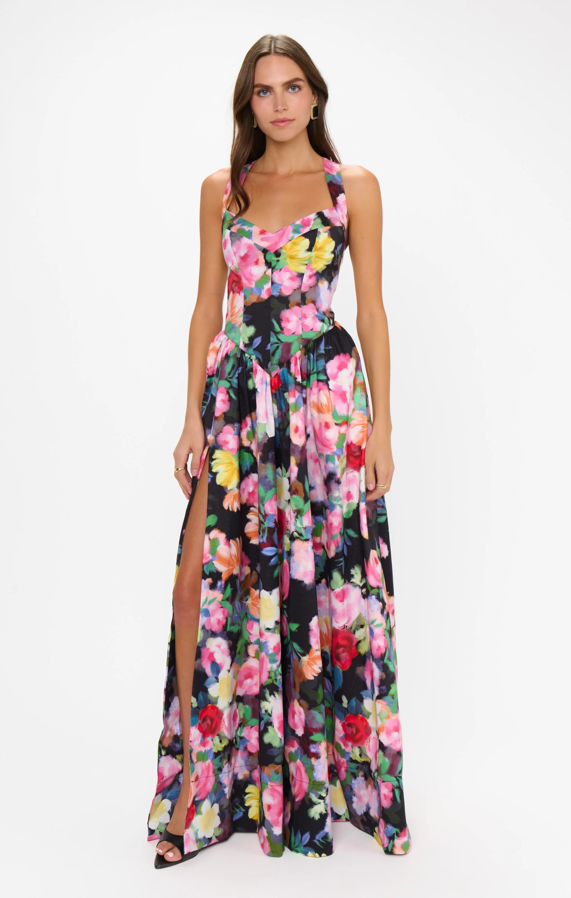 Abigail Maxi Dress ~ Moonlit Garden Gala Taffeta - Image 4