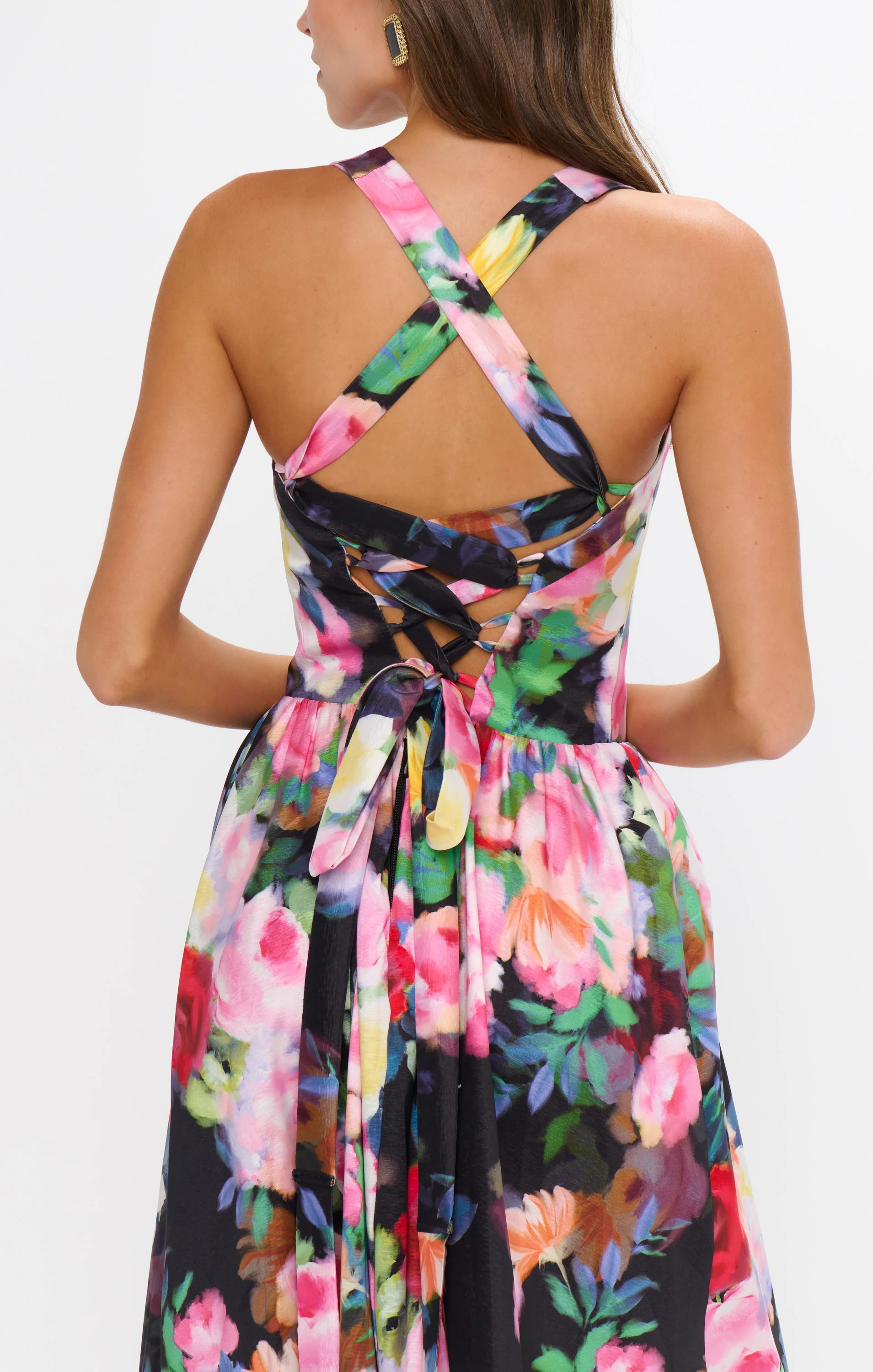 Abigail Maxi Dress ~ Moonlit Garden Gala Taffeta - Image 7