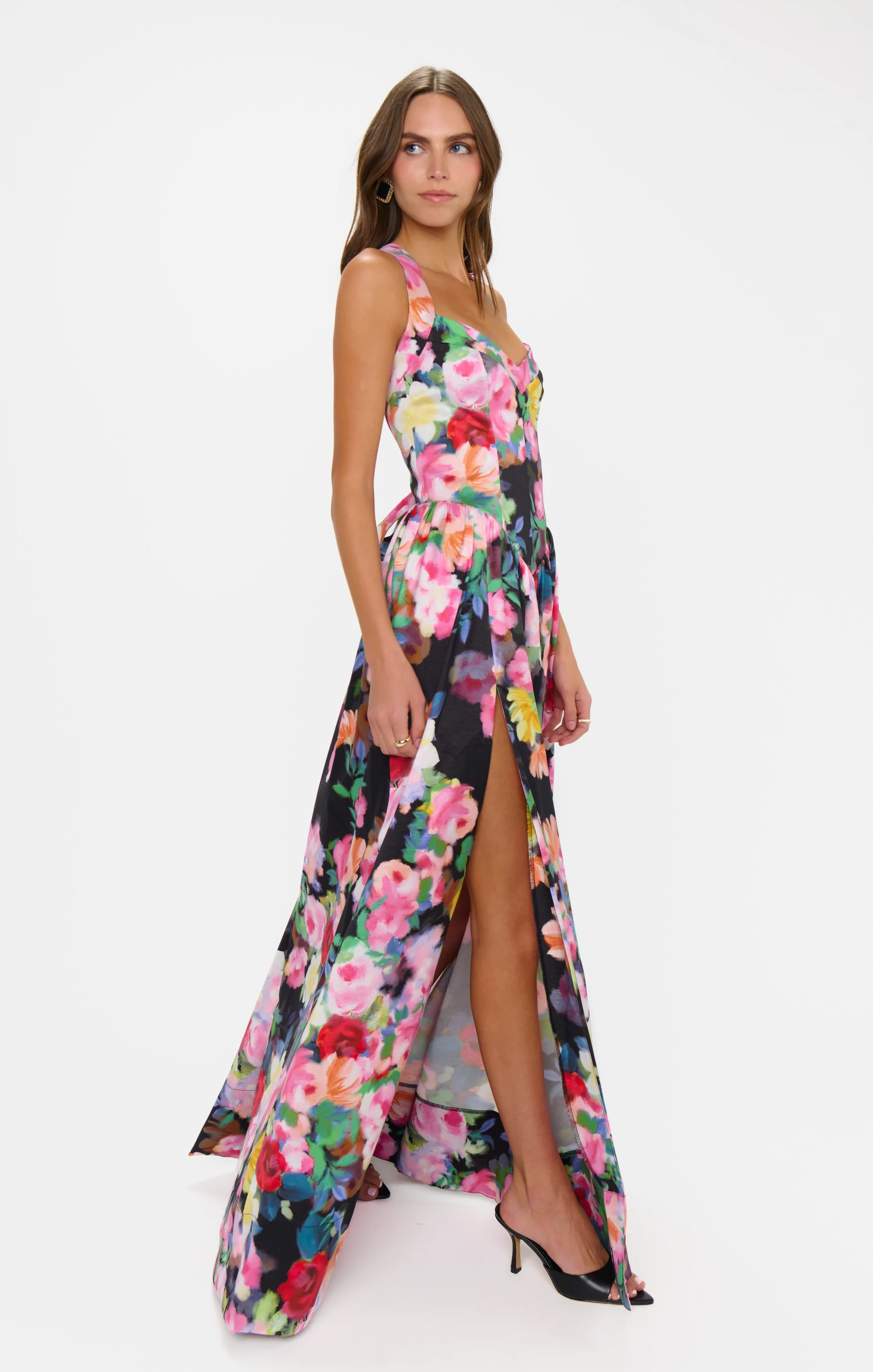 Abigail Maxi Dress ~ Moonlit Garden Gala Taffeta - Image 9