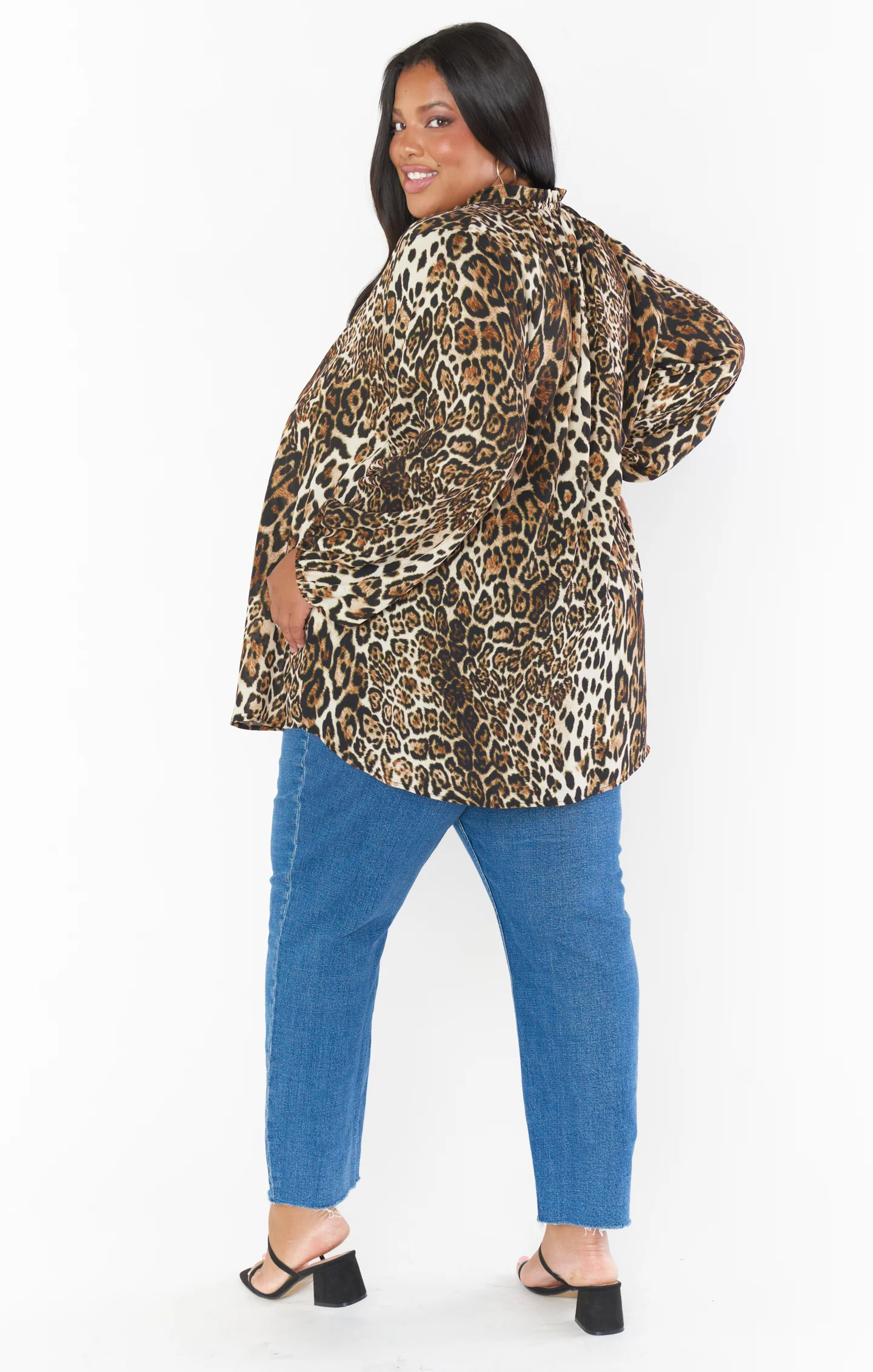 Alicia Tunic ~ Tiramisu Cheetah - Image 10