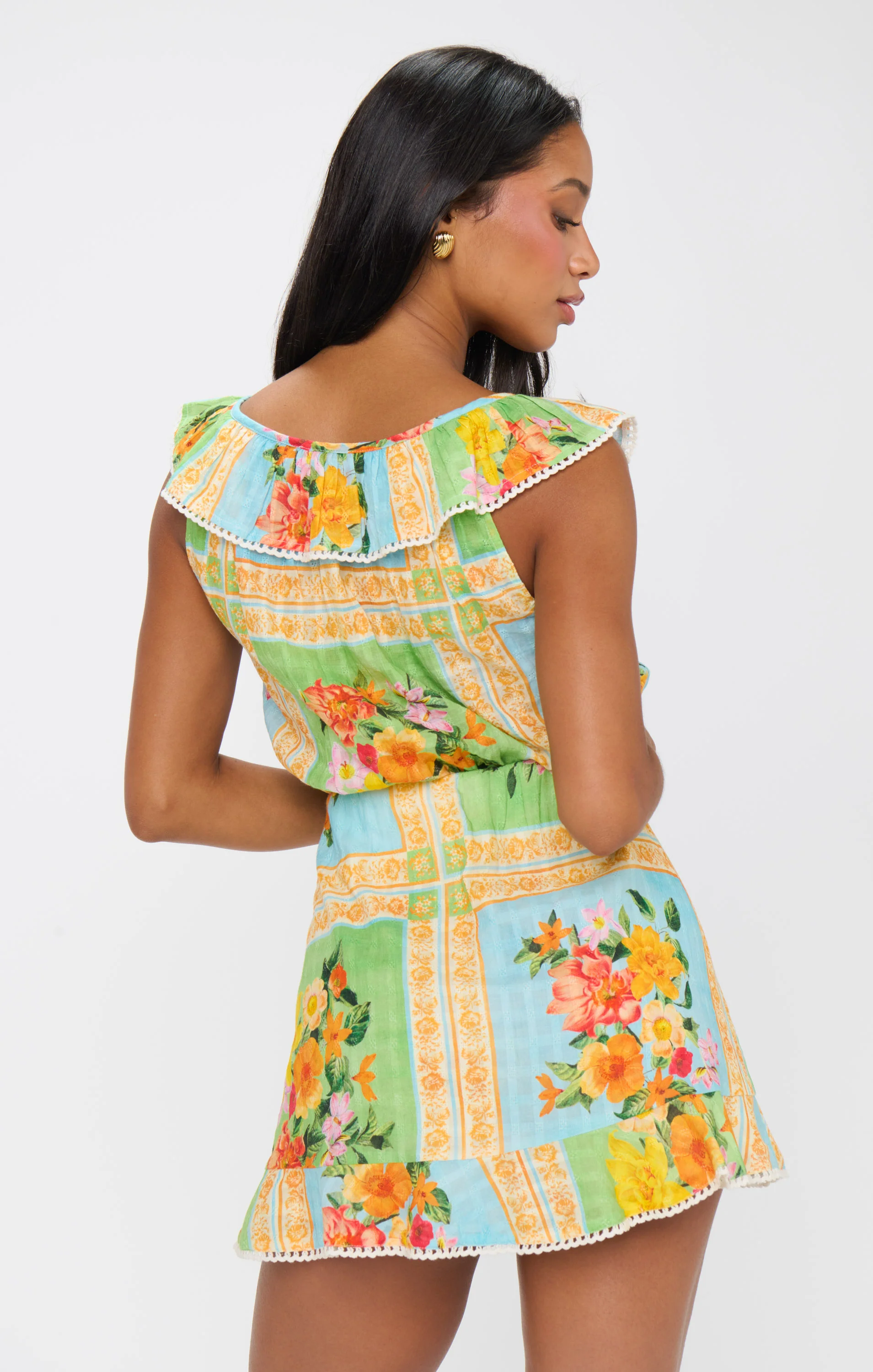 All Night Ruffle Skort ~ Country Bouquet - Image 5