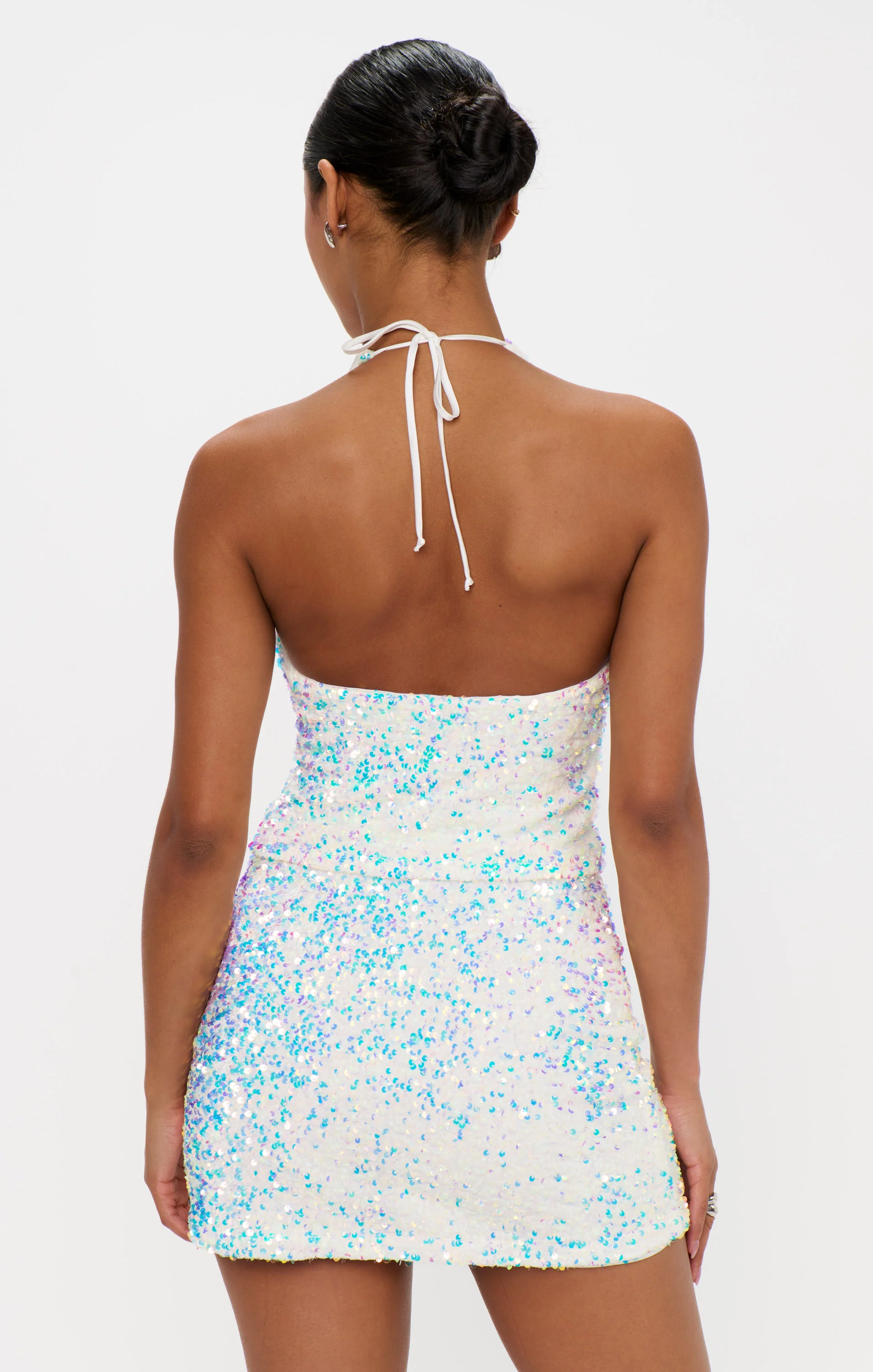All That Top ~ White Sparkle Sequins - Image 5