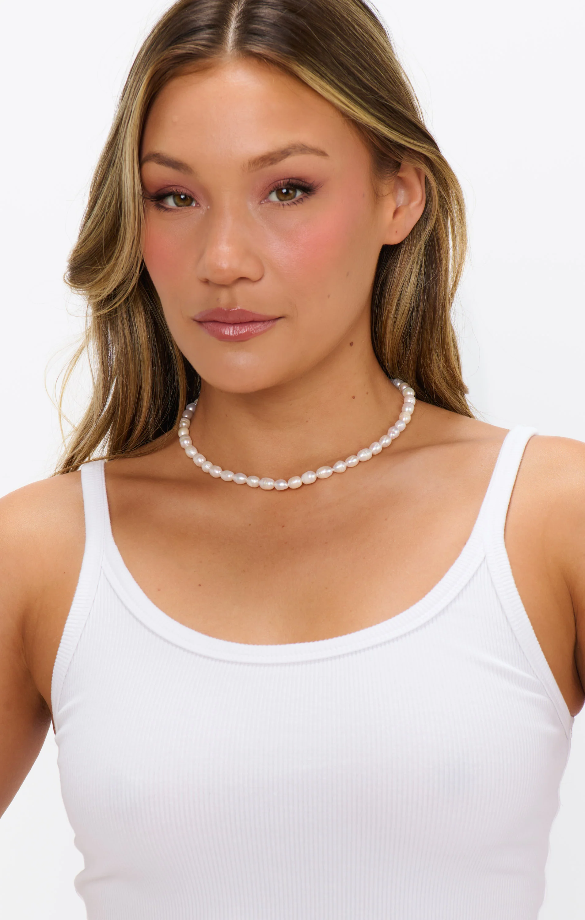 ALV Jewels Perfect Pearl Necklace ~ Ivory - Image 3