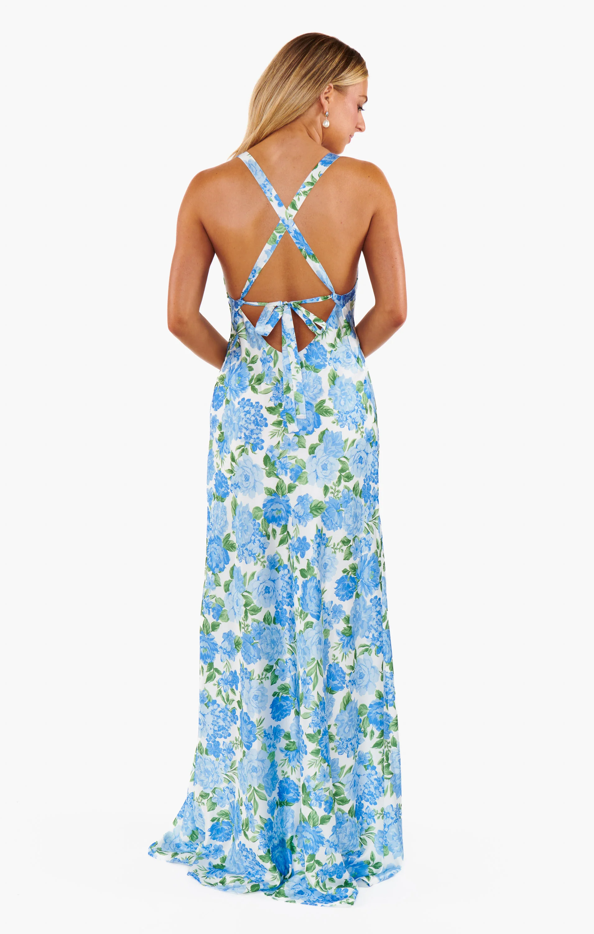 Anderson Maxi Dress ~ Cottage Floral Blue - Image 6