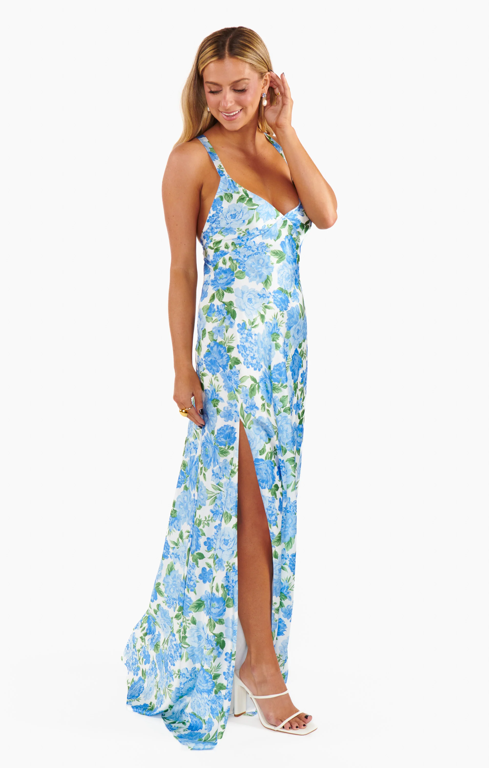 Anderson Maxi Dress ~ Cottage Floral Blue - Image 8