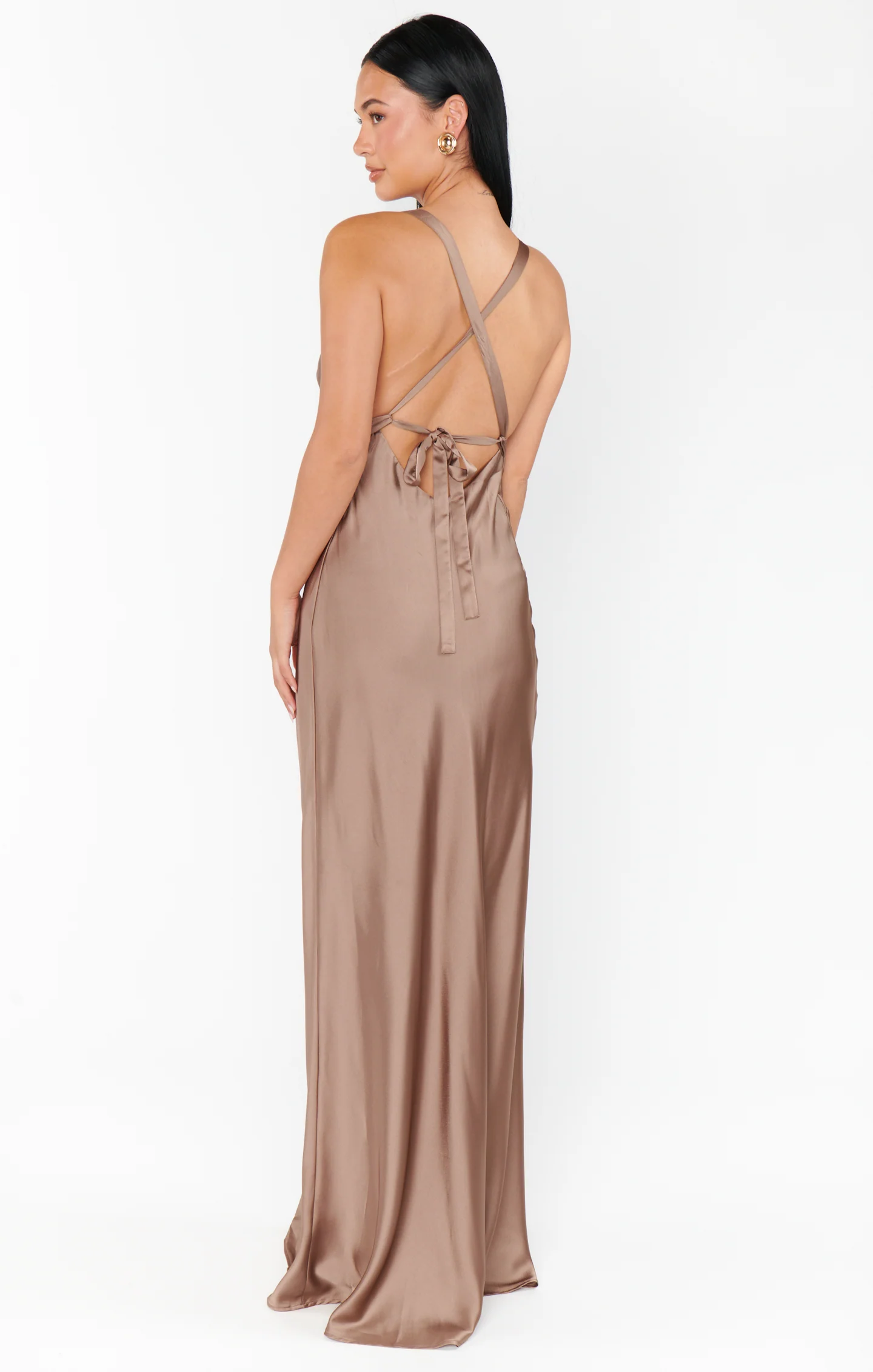 Anderson Maxi Dress ~ Dune Luxe Satin - Image 6