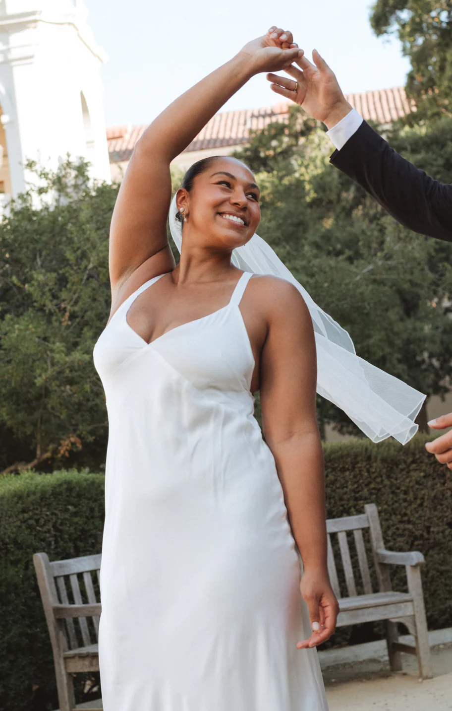 Anderson Maxi Dress ~ Ivory Luxe Satin - Image 12