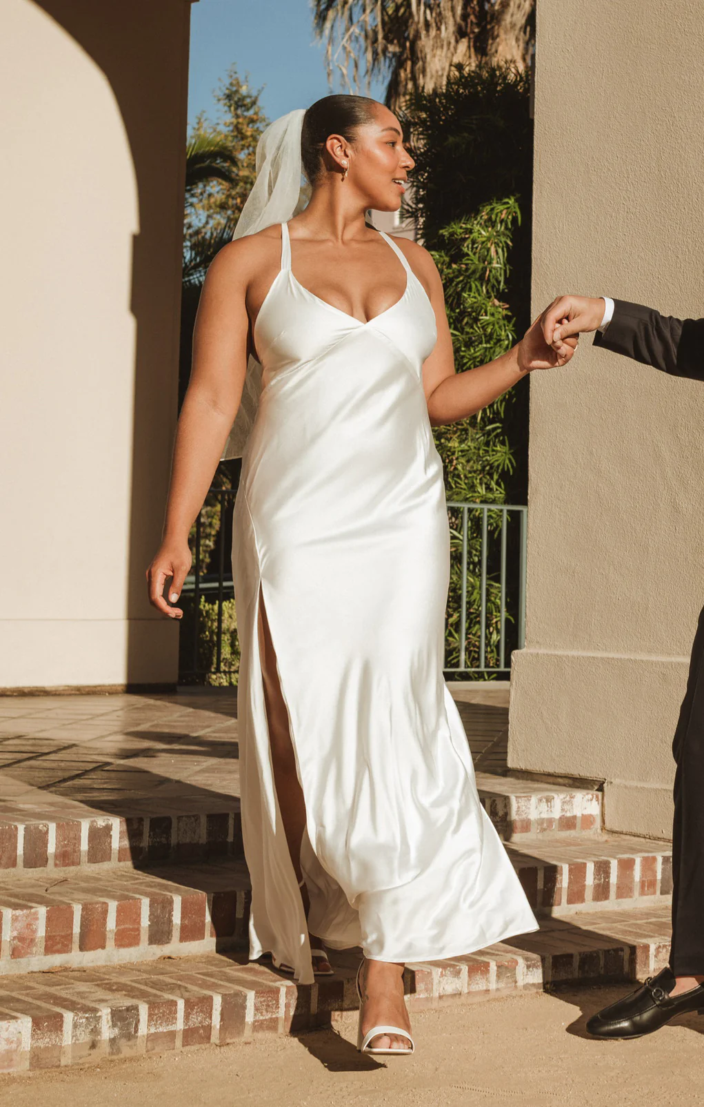 Anderson Maxi Dress ~ Ivory Luxe Satin - Image 5