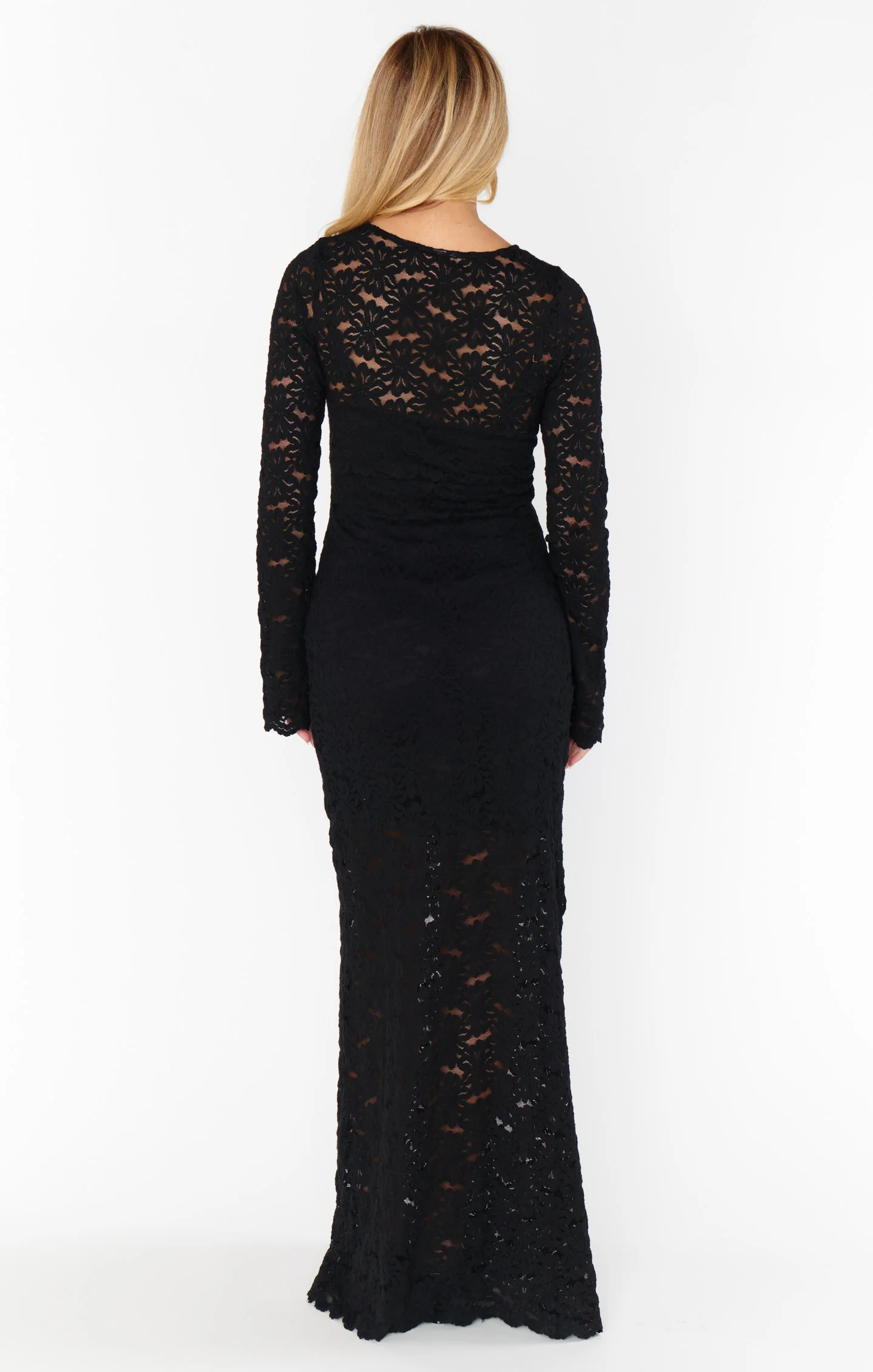 Anjelica Maxi Dress ~ Black Lace - Image 6