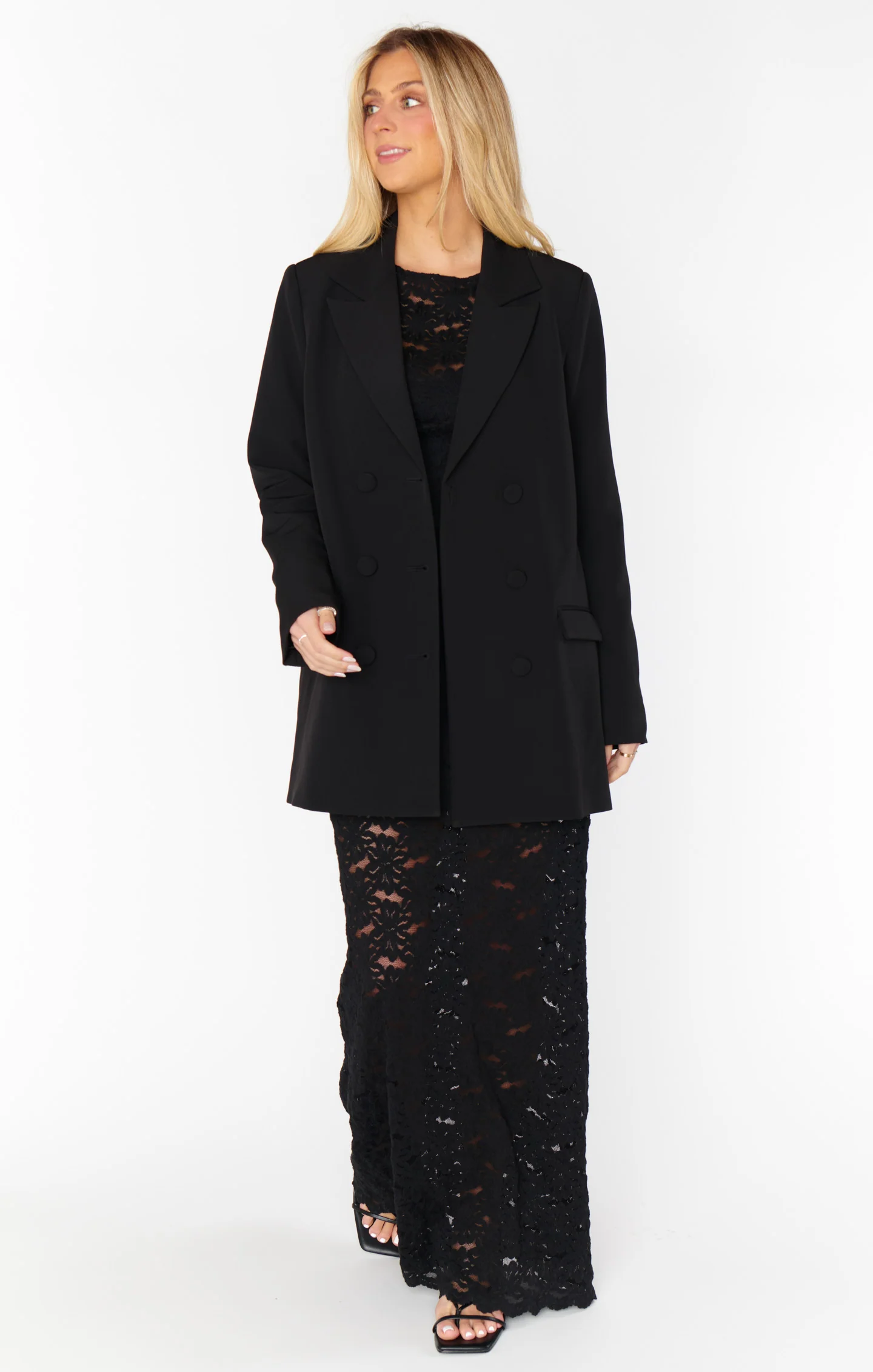 Anjelica Maxi Dress ~ Black Lace - Image 7