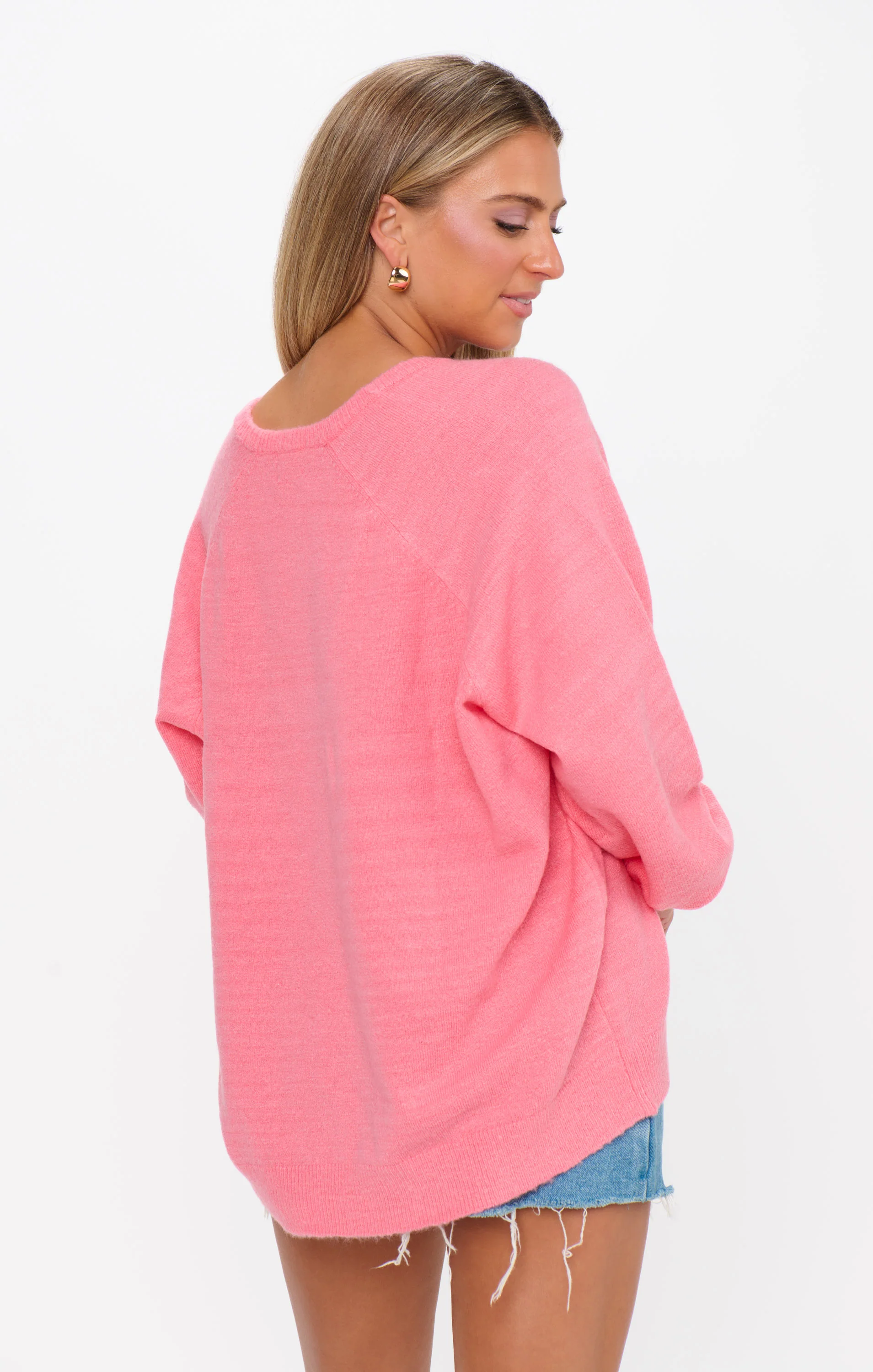 Anything Goes Sweater ~ Coral Knit - Image 4