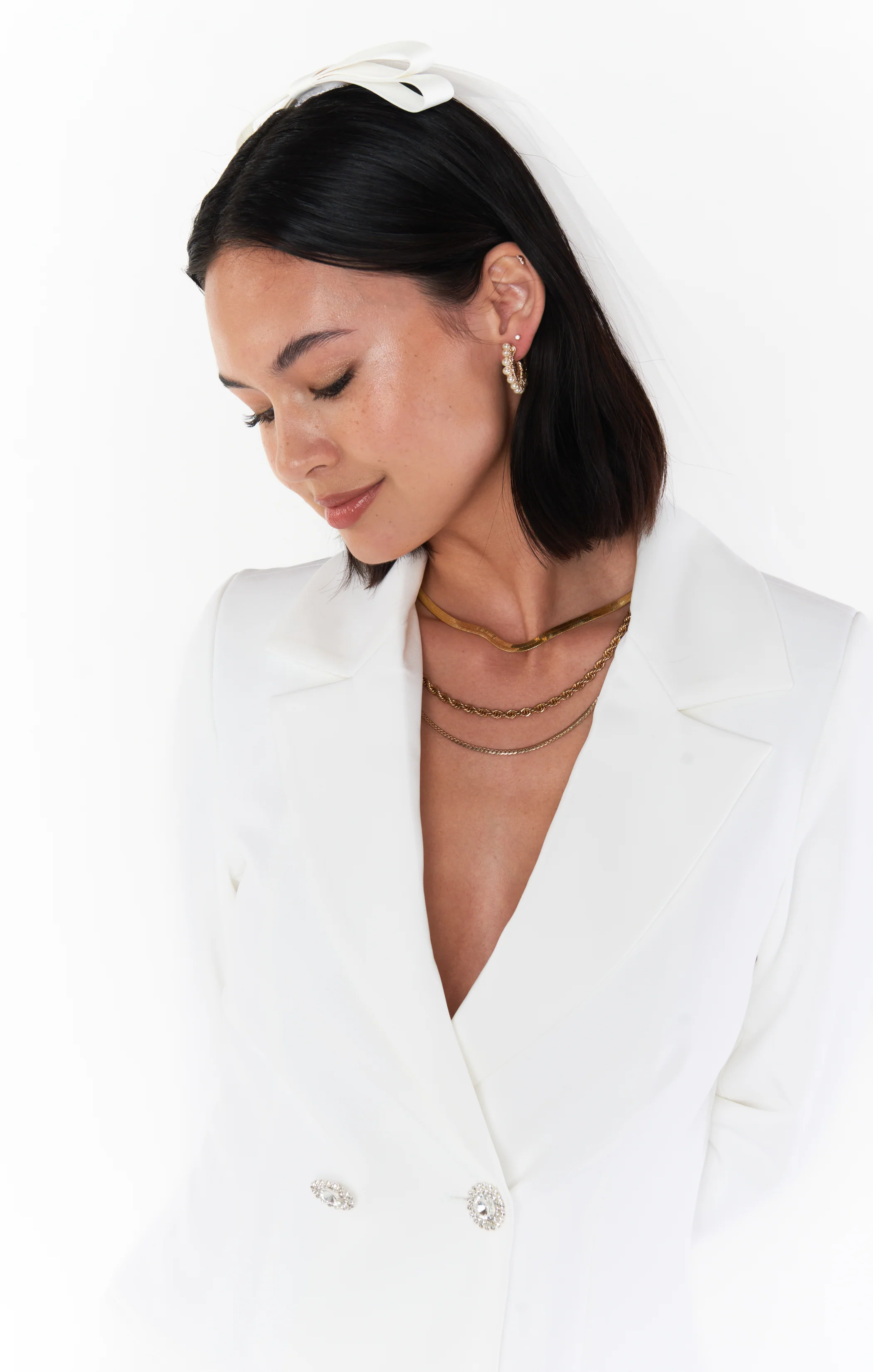 Ari Bow Veil ~ White - Image 6