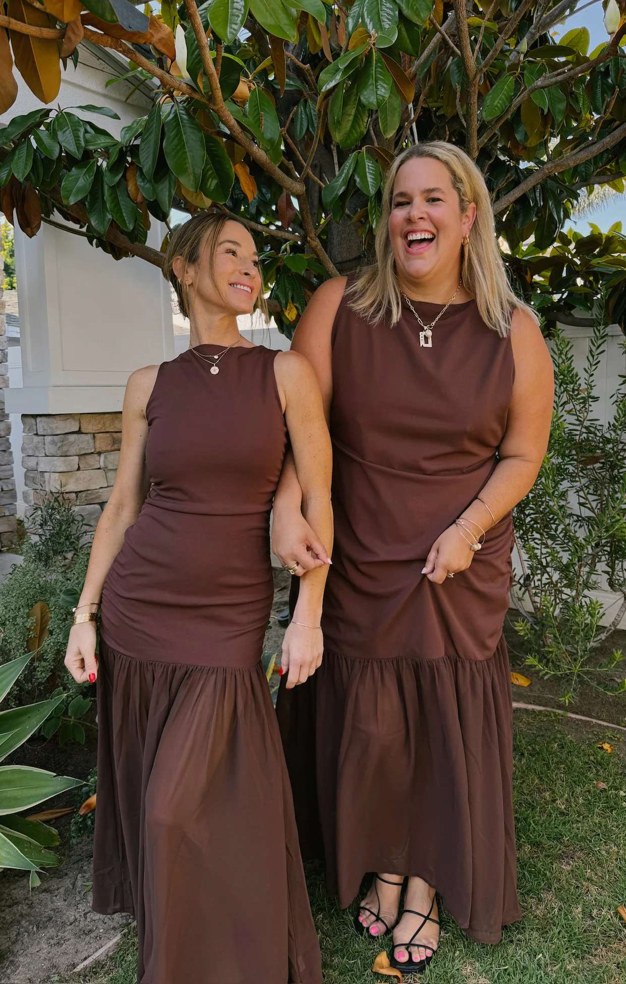 Aria Maxi Dress ~ Chocolate Stretch Chiffon - Image 11