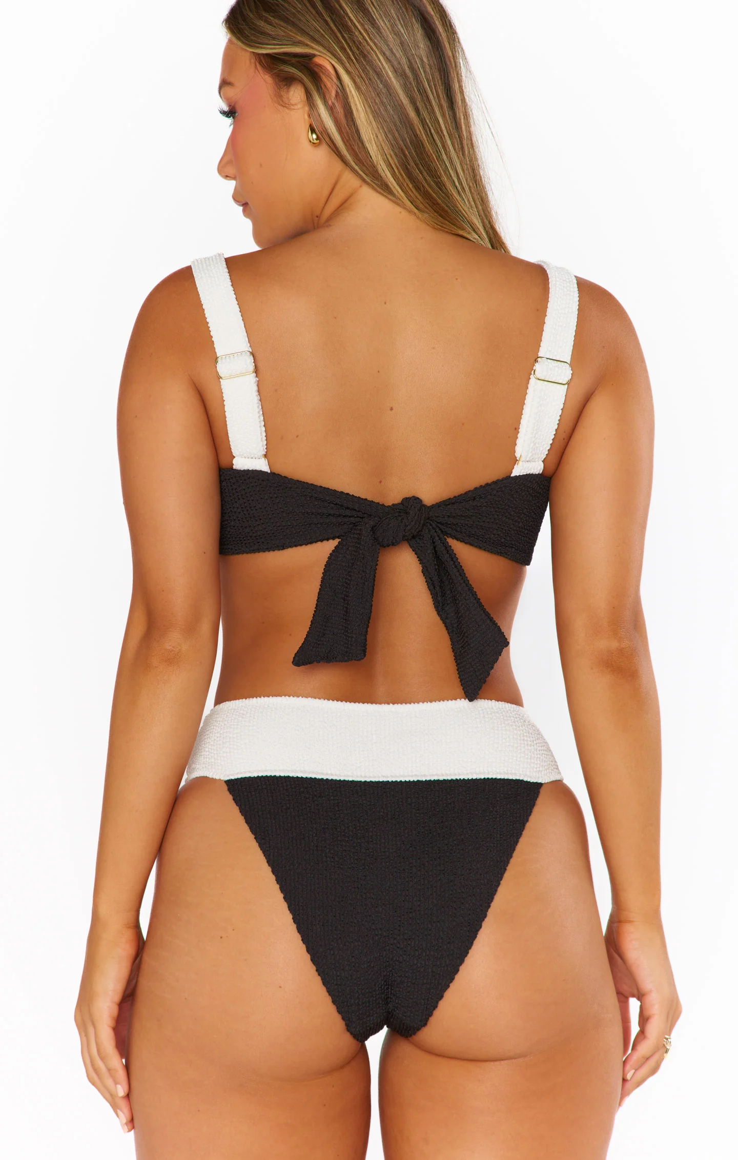 Aruba Top ~ Domino Colorblock Scrunch - Image 3
