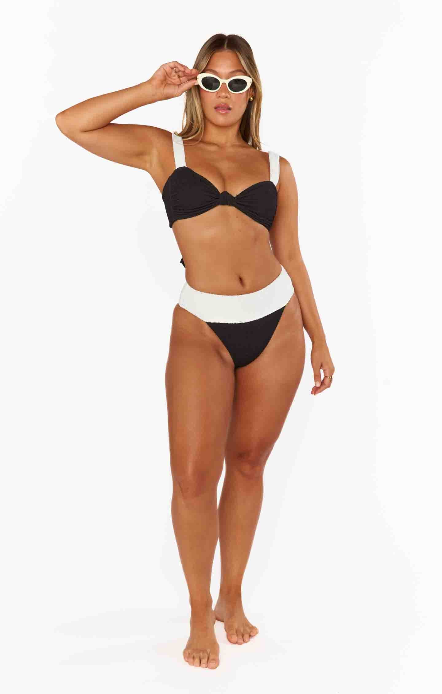 Aruba Top ~ Domino Colorblock Scrunch - Image 7