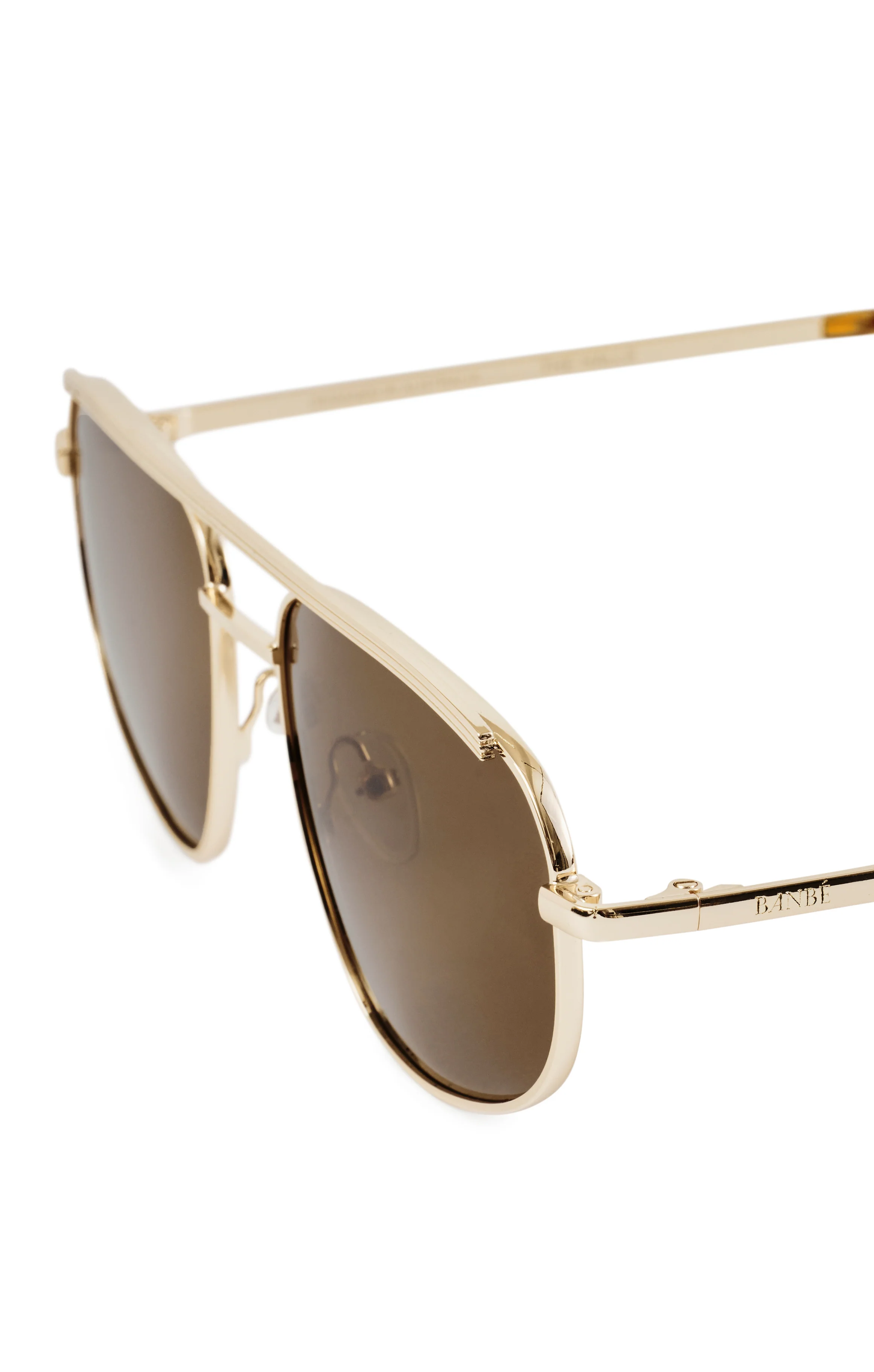 Banbé Eyewear The Halle Sunglasses ~ Gold/Brown - Image 6