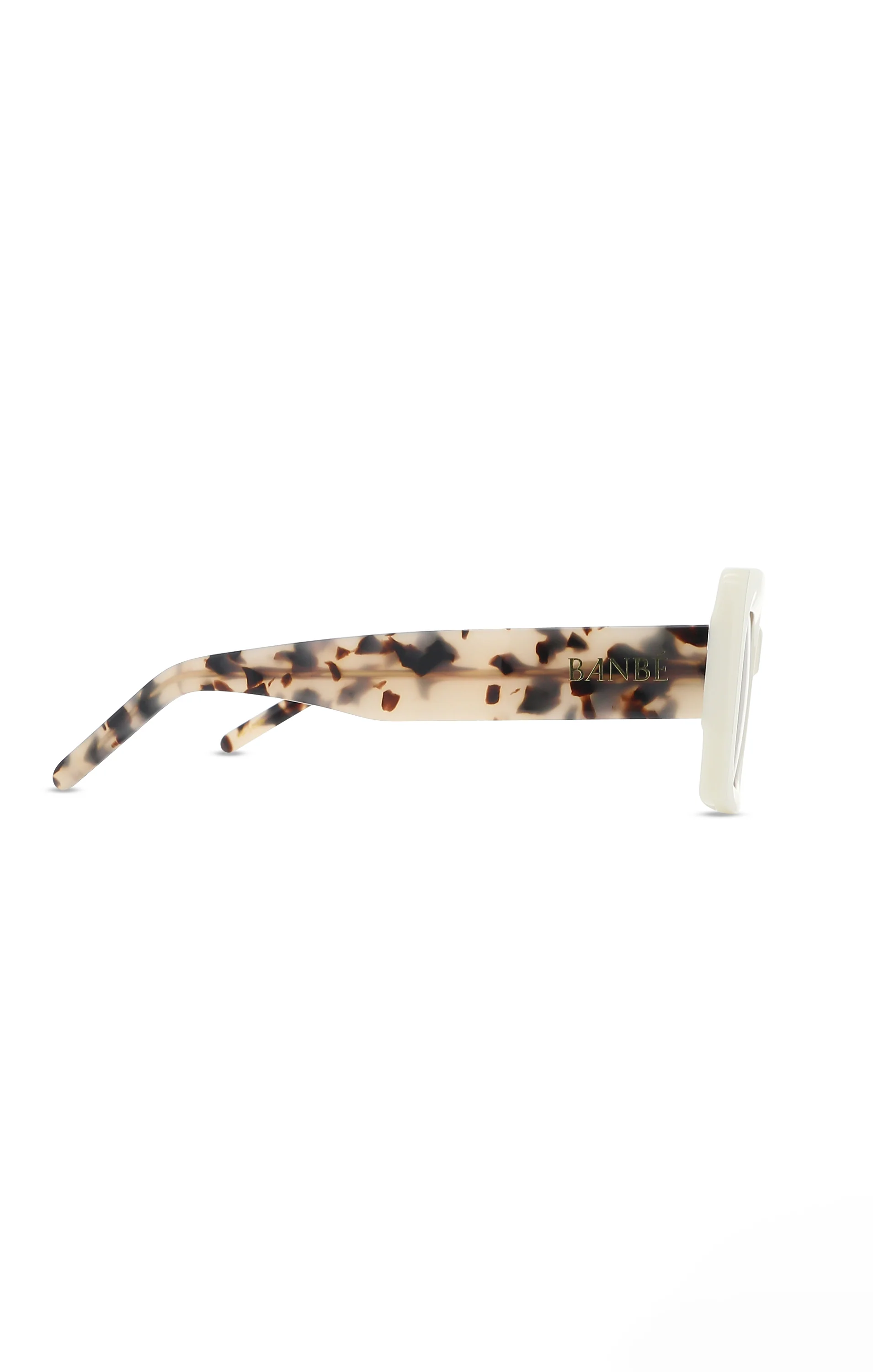 Banbé Eyewear The Kendall Sunglasses ~ Ivory & Blonde Tort - Image 10