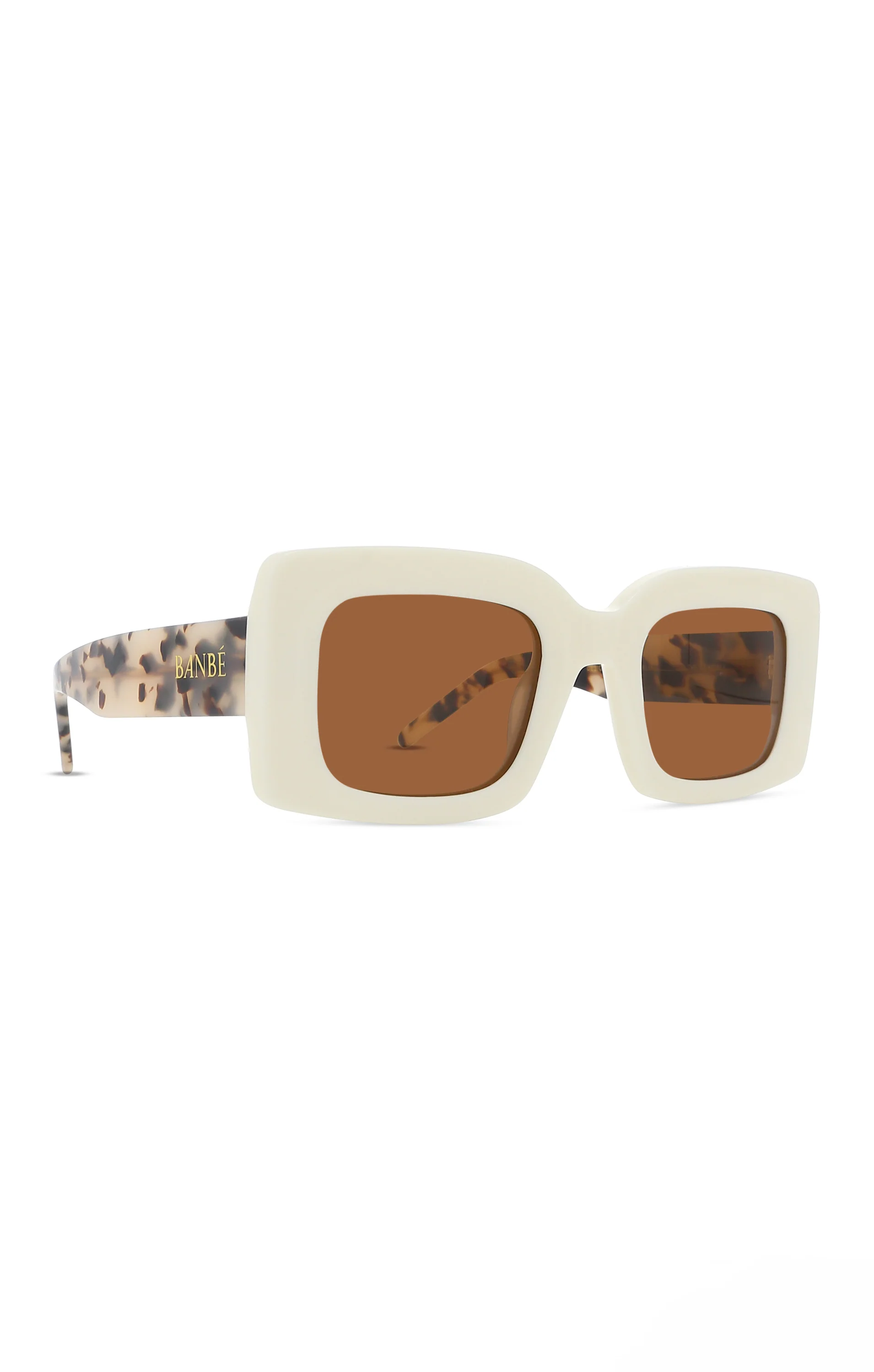Banbé Eyewear The Kendall Sunglasses ~ Ivory & Blonde Tort - Image 11