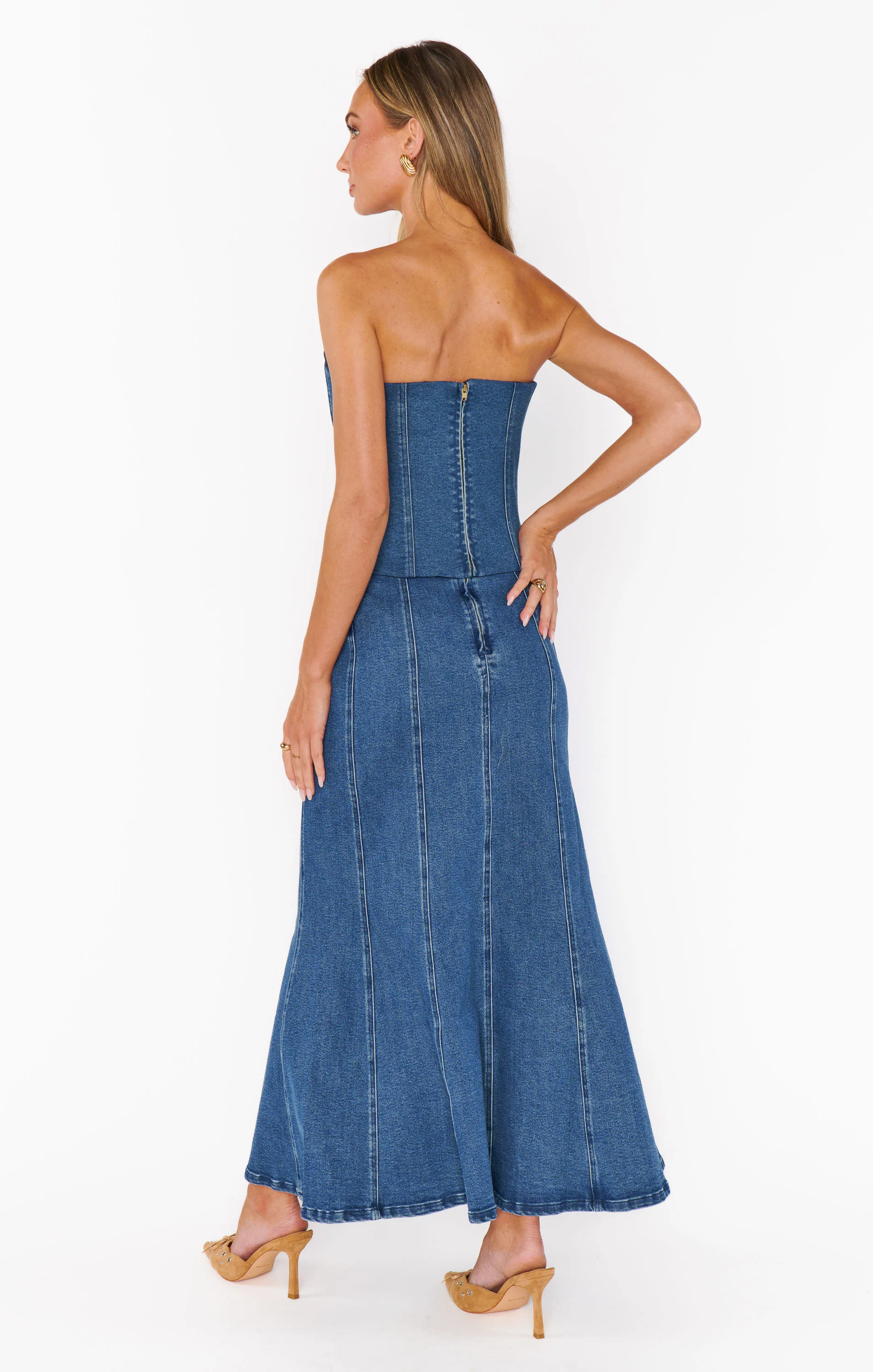 Baton Rouge Skirt ~ Blue Indigo - Image 3