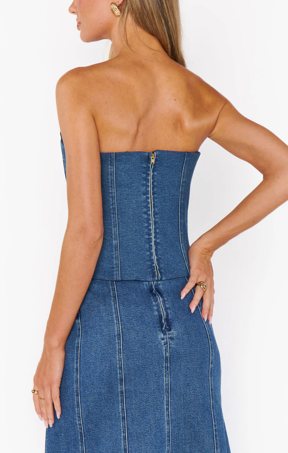 Baton Rouge Top ~ Blue Indigo - Image 3