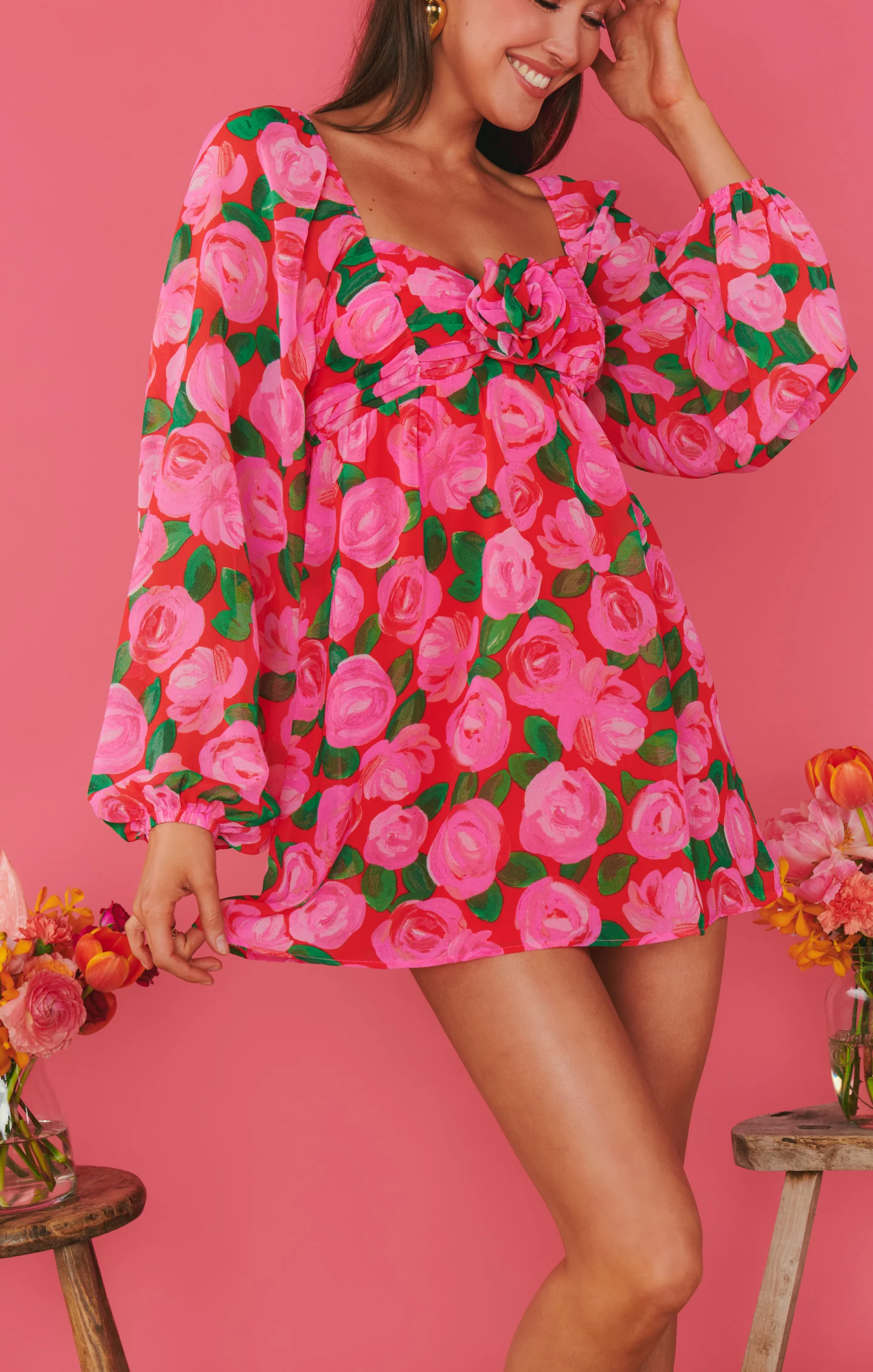 Becca Babydoll Dress ~ Rosie Blooms - Image 4