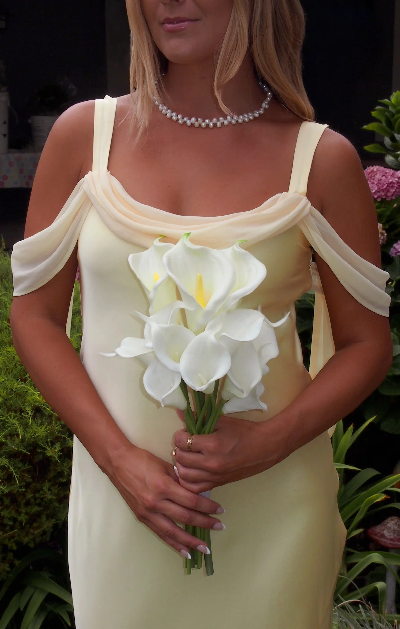 Bella Maxi Dress ~ Pale Yellow Luxe Satin - Image 8