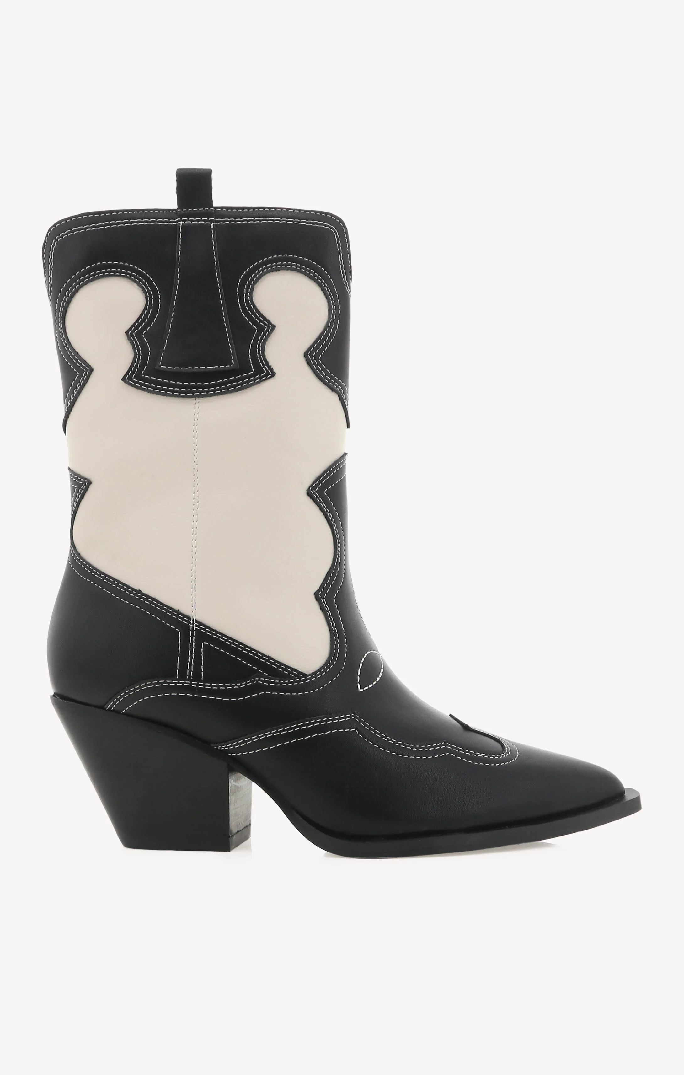Billini Adriel Western Boot ~ Black/Ivory - Image 4