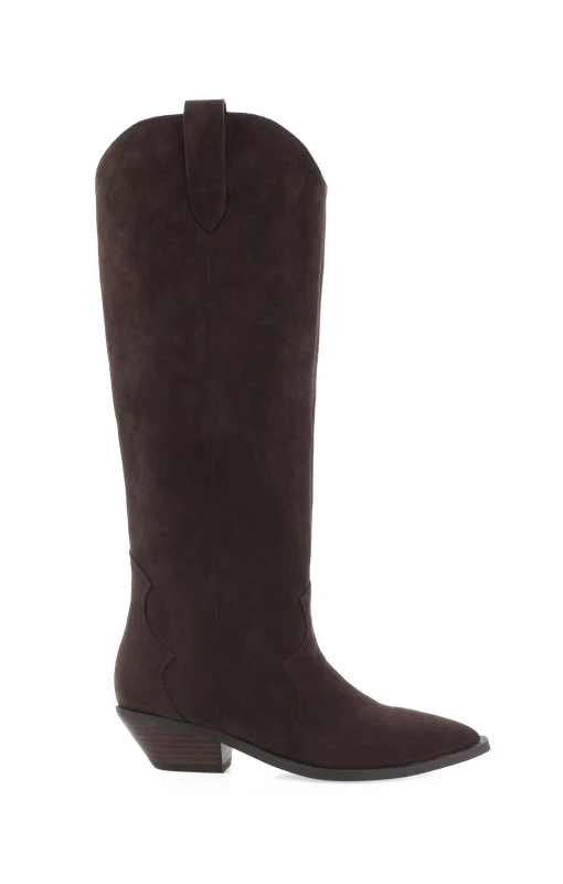 Billini Helix Boot ~ Dark Cacao Suede - Image 2