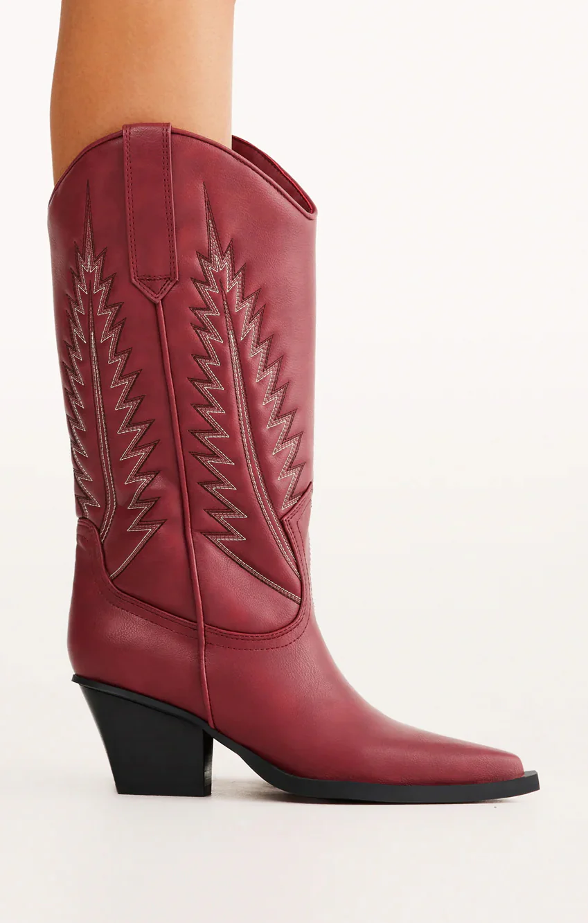Billini Marmalade Western Boot ~ Garnet - Image 6