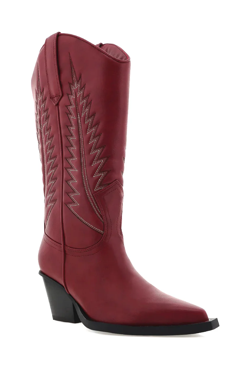 Billini Marmalade Western Boot ~ Garnet - Image 7