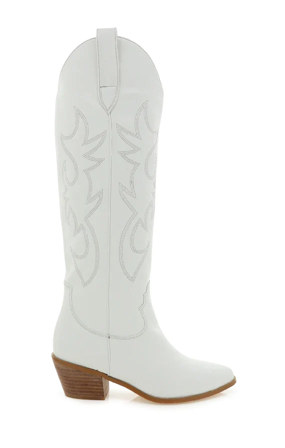 Billini Urson Wide Calf Boot ~ White - Image 3