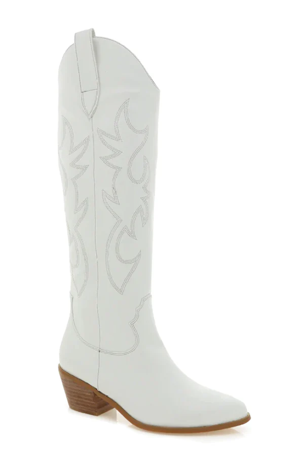 Billini Urson Wide Calf Boot ~ White - Image 7
