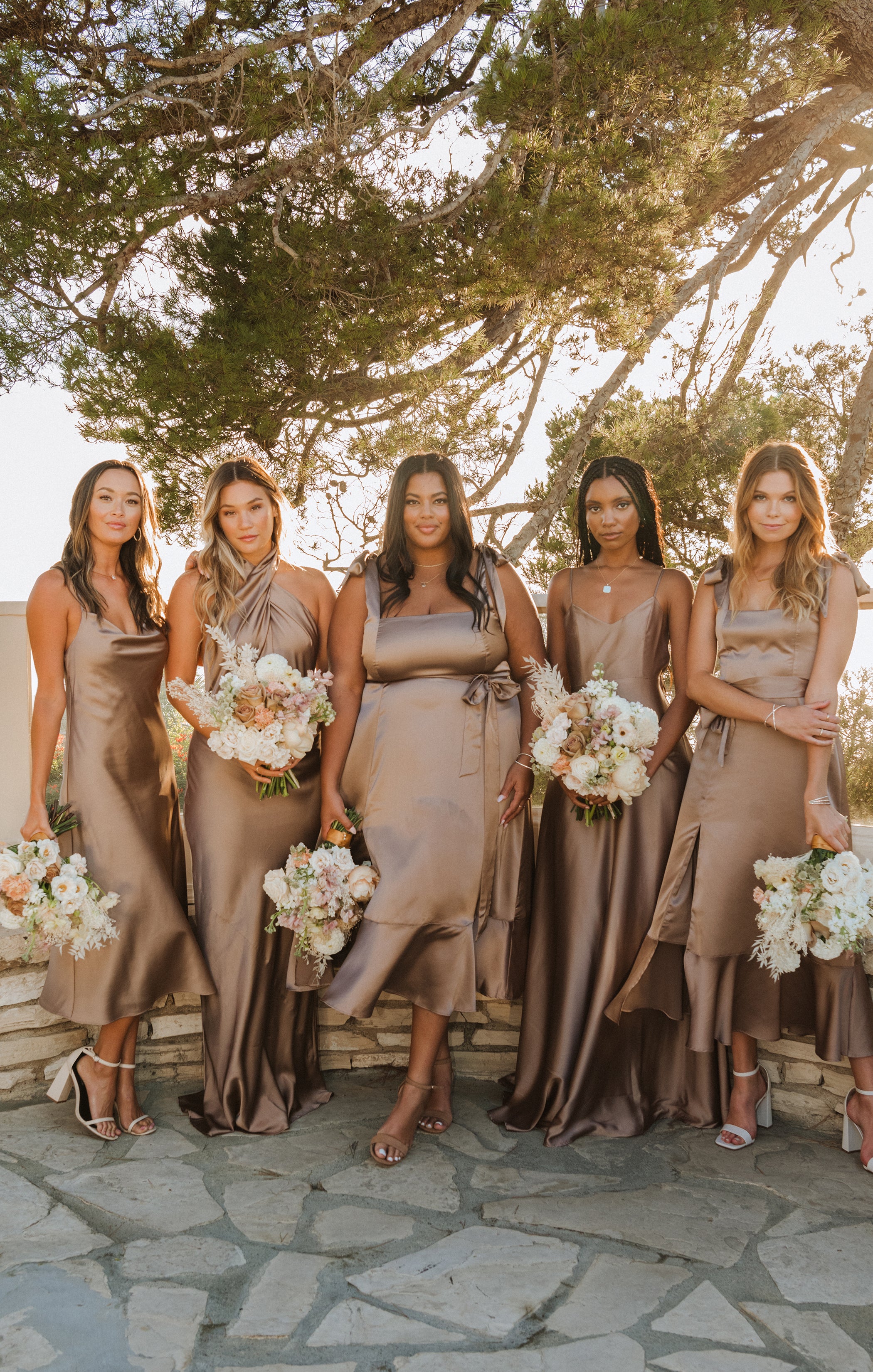 Bridesmaid Fabric Swatch ~ Dune Luxe Satin - Image 2