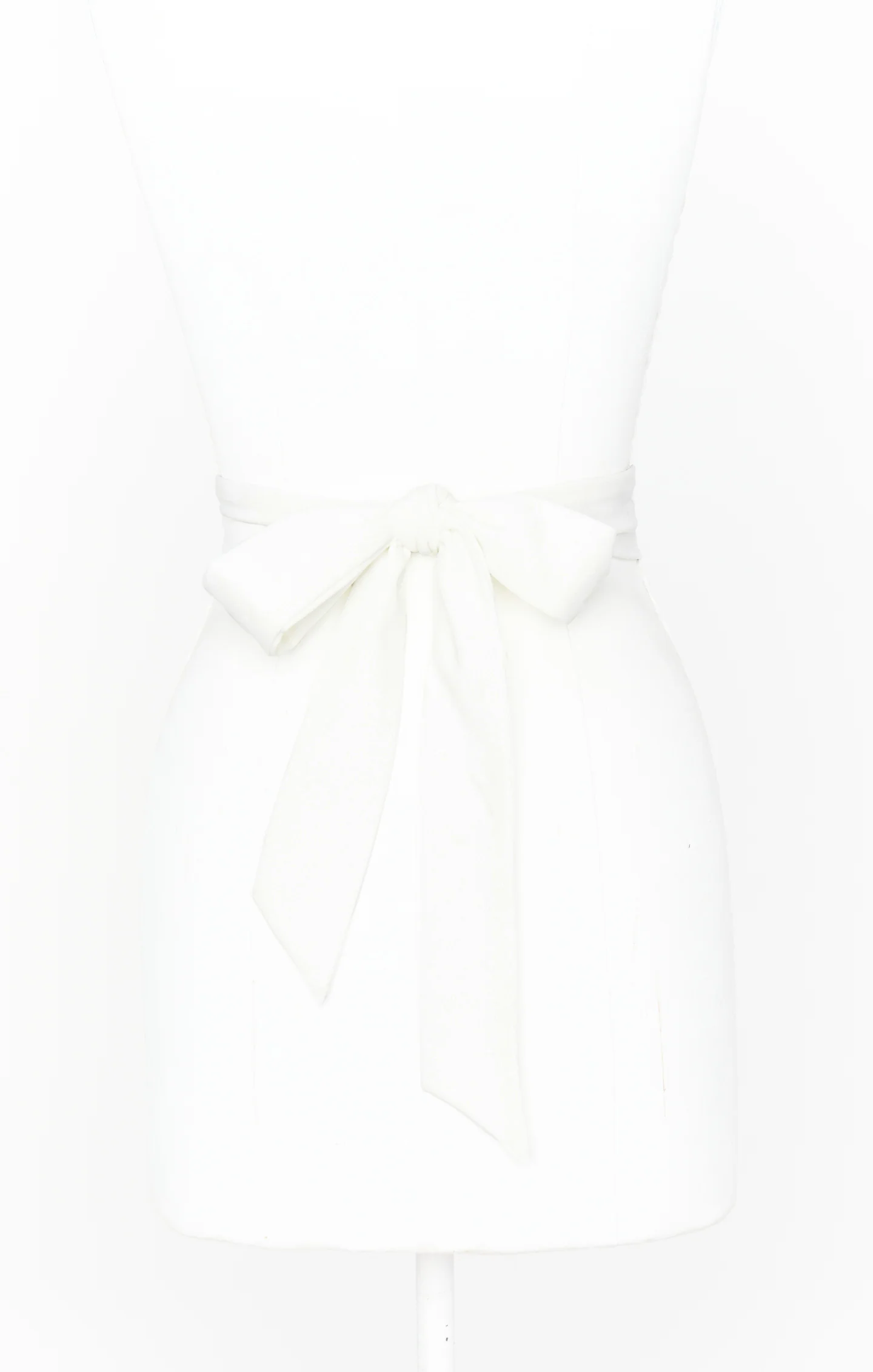Bridesmaid Sash ~ White Stretch