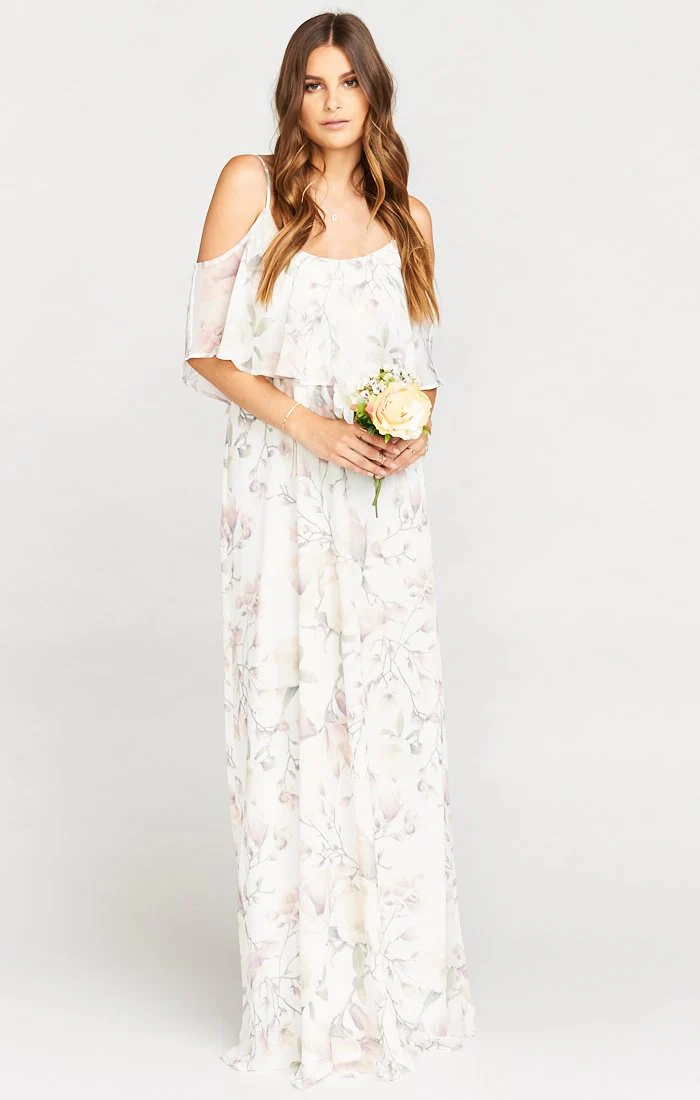 Caitlin Ruffle Maxi Dress - Image 10