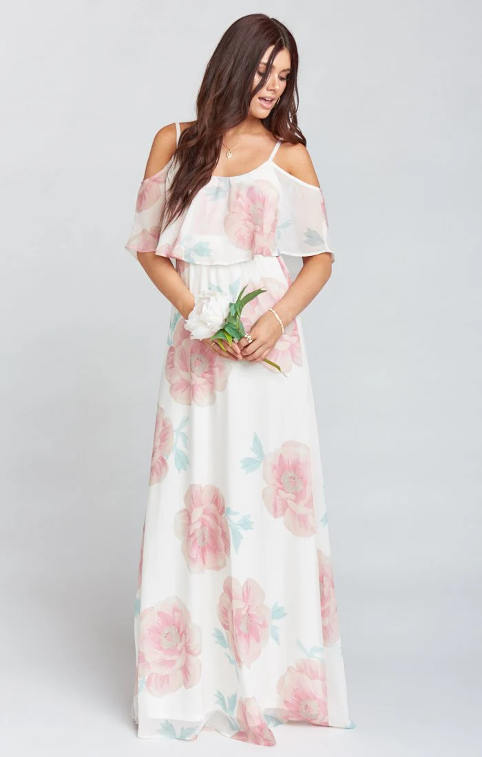 Caitlin Ruffle Maxi Dress - Image 12