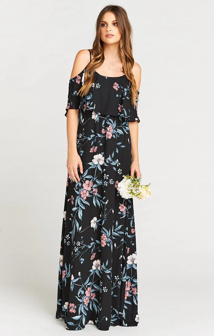 Caitlin Ruffle Maxi Dress - Image 13