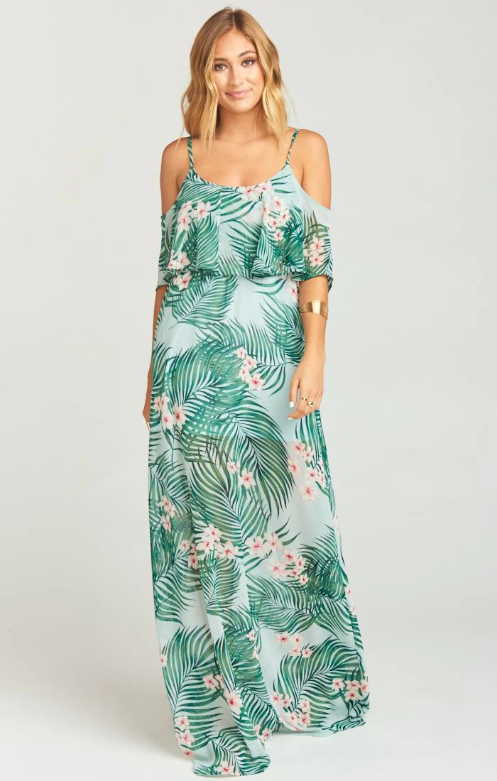 Caitlin Ruffle Maxi Dress - Image 14