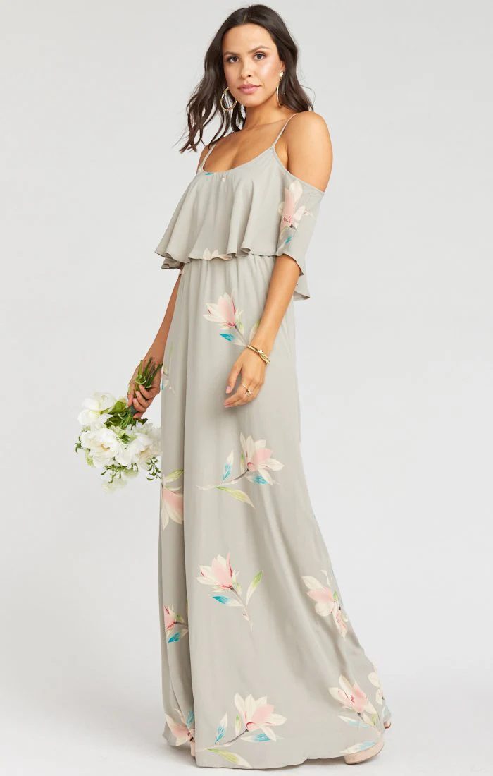 Caitlin Ruffle Maxi Dress - Image 15