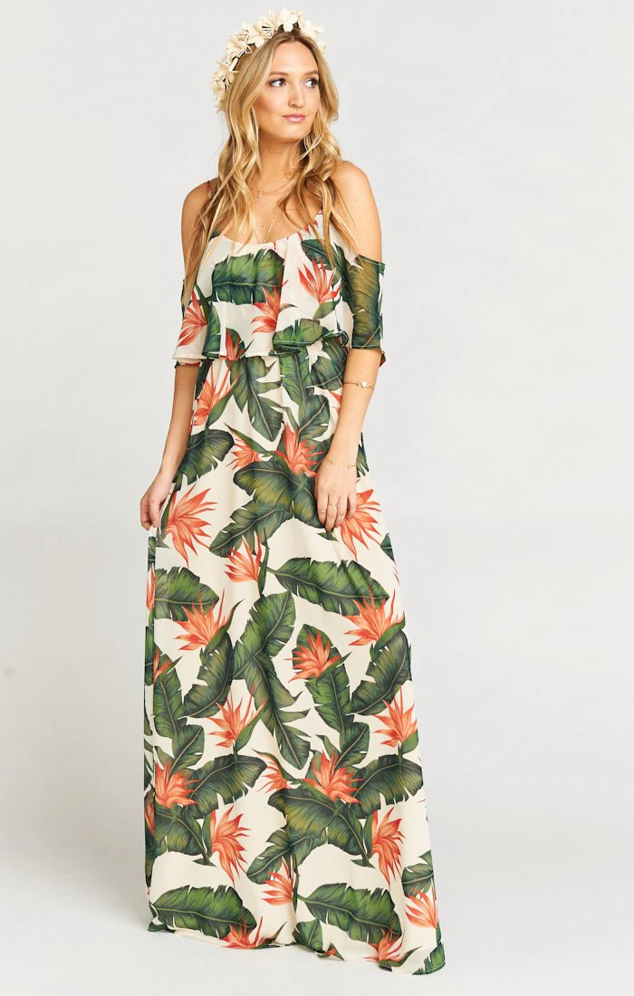 Caitlin Ruffle Maxi Dress - Image 18