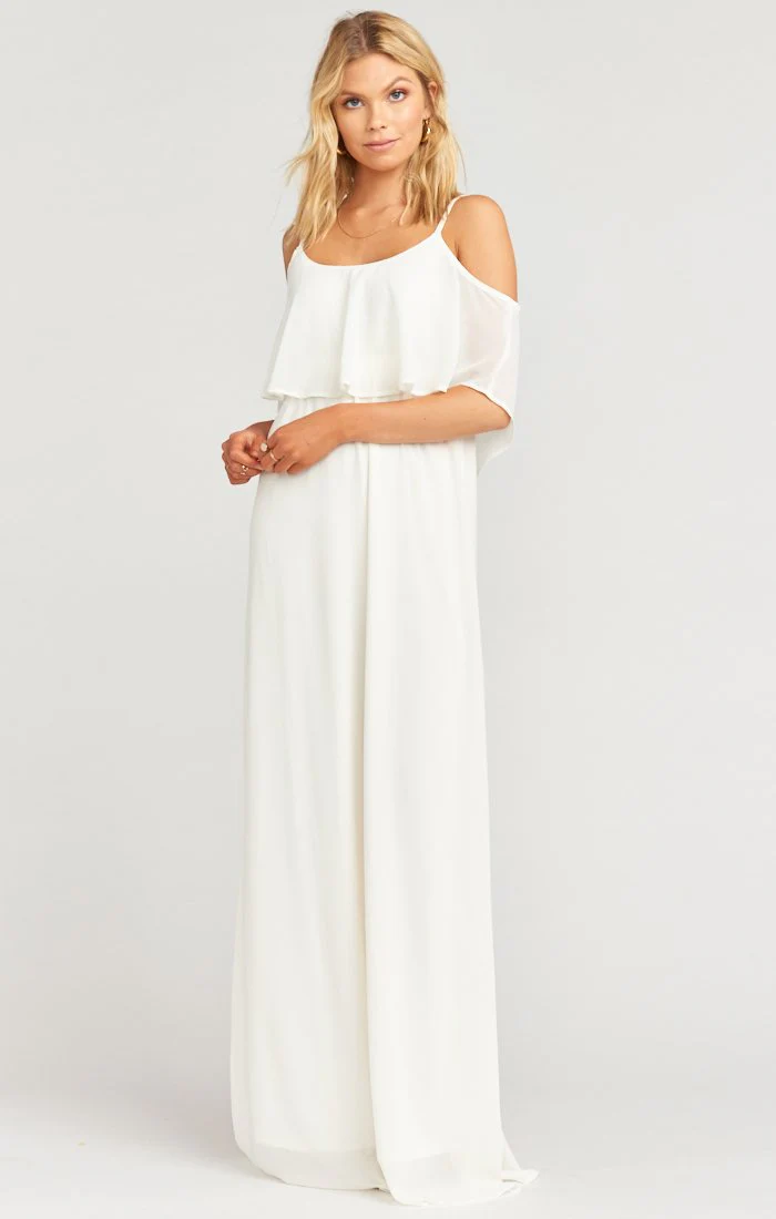Caitlin Ruffle Maxi Dress - Image 30