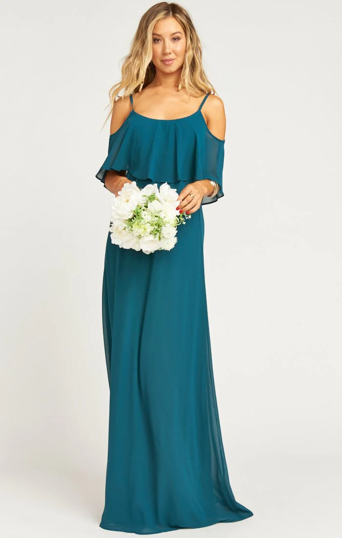 Caitlin Ruffle Maxi Dress - Image 5