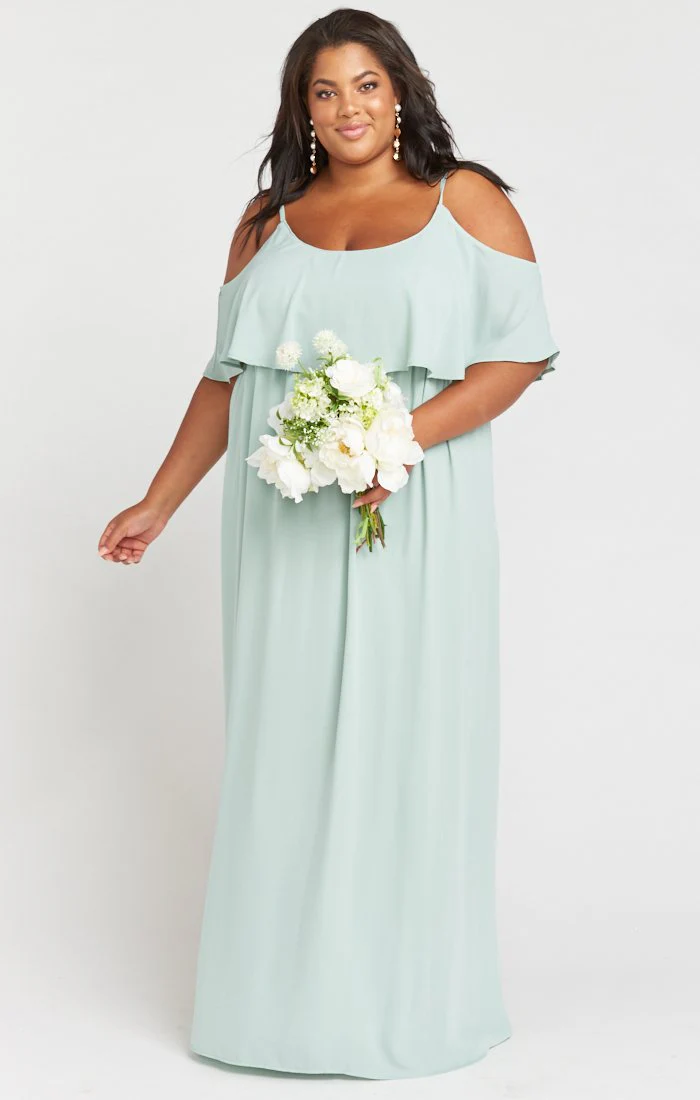 Caitlin Ruffle Maxi Dress - Image 9