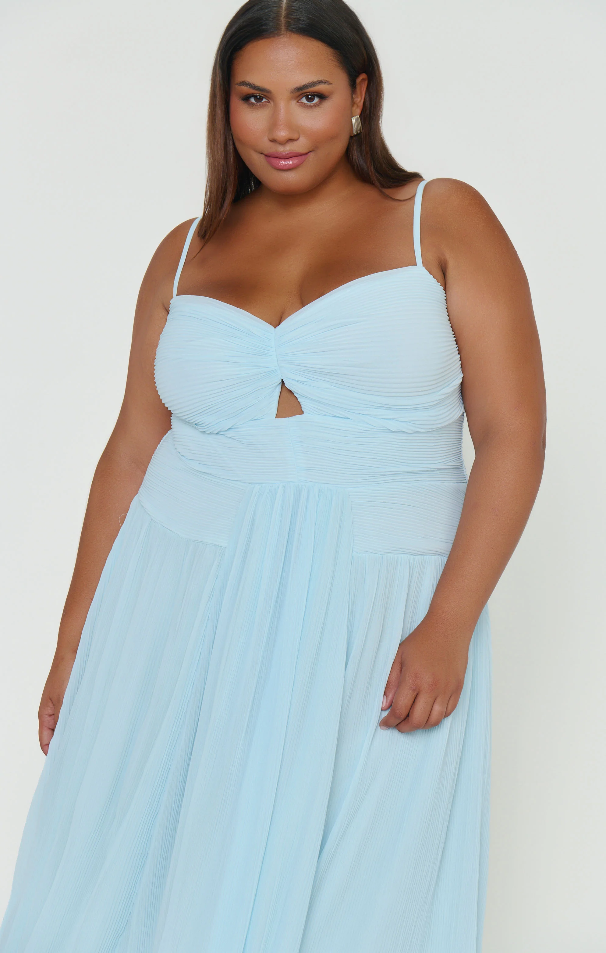 Camille Midi Dress ~ Ice Blue - Image 12