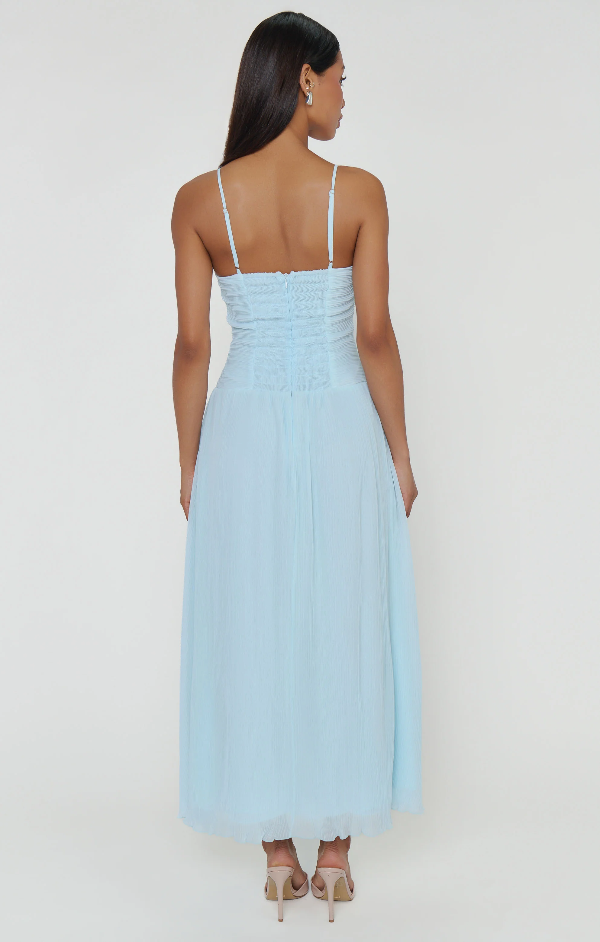 Camille Midi Dress ~ Ice Blue - Image 8