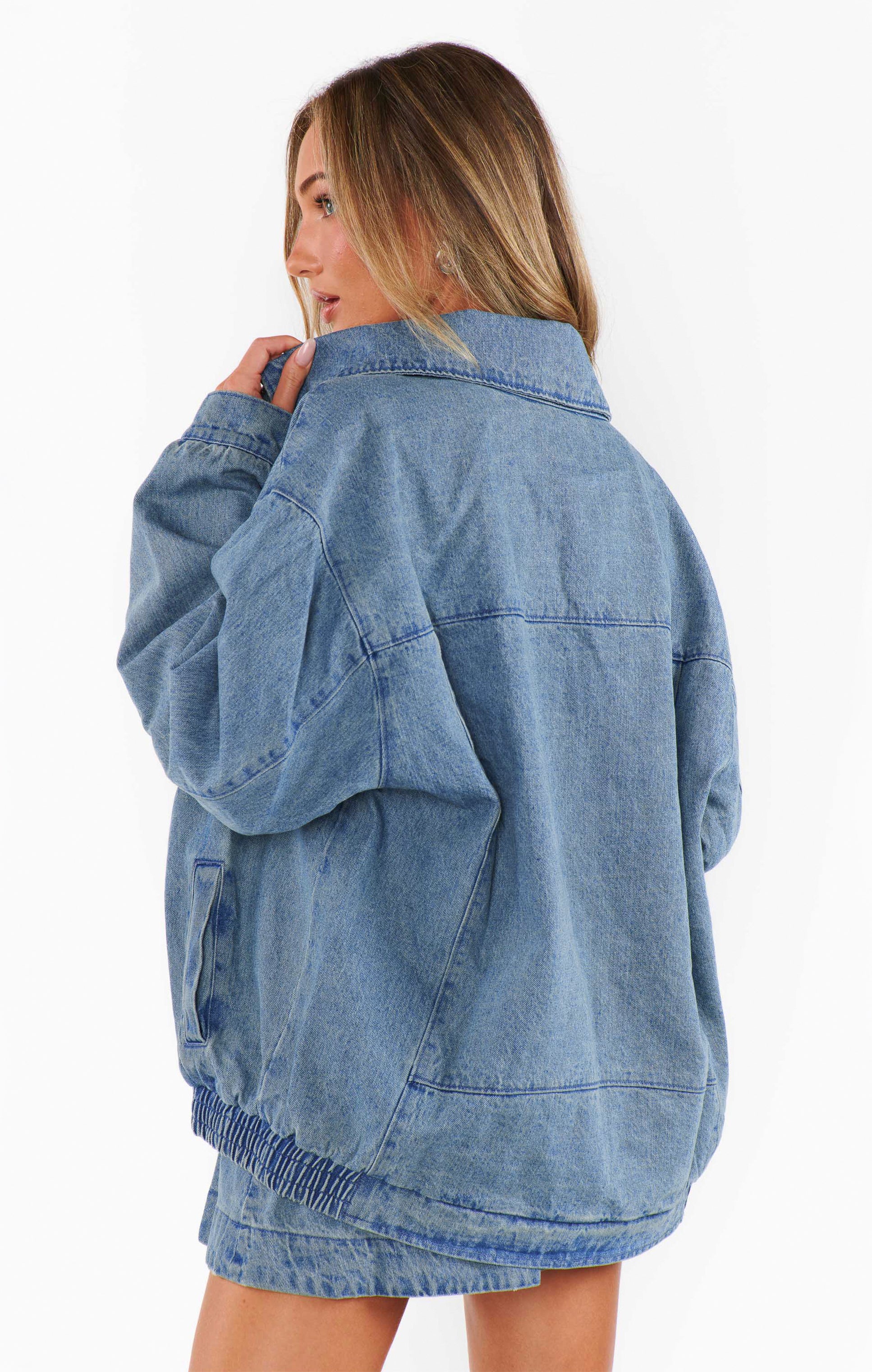 Carter Bomber Jacket ~ Ozone Indigo - Image 7