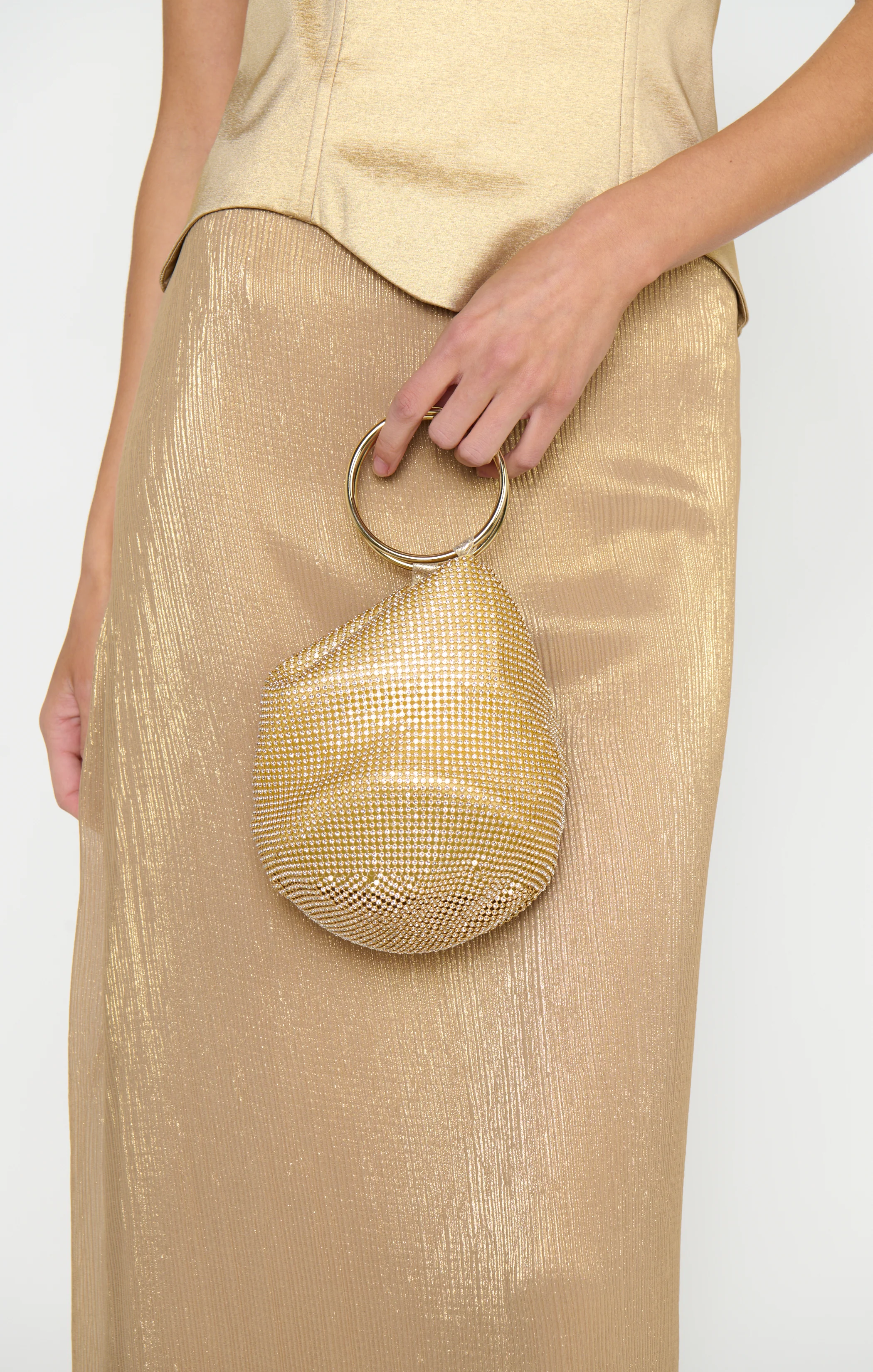 Celeste Crystal Bag ~ Gold - Image 2