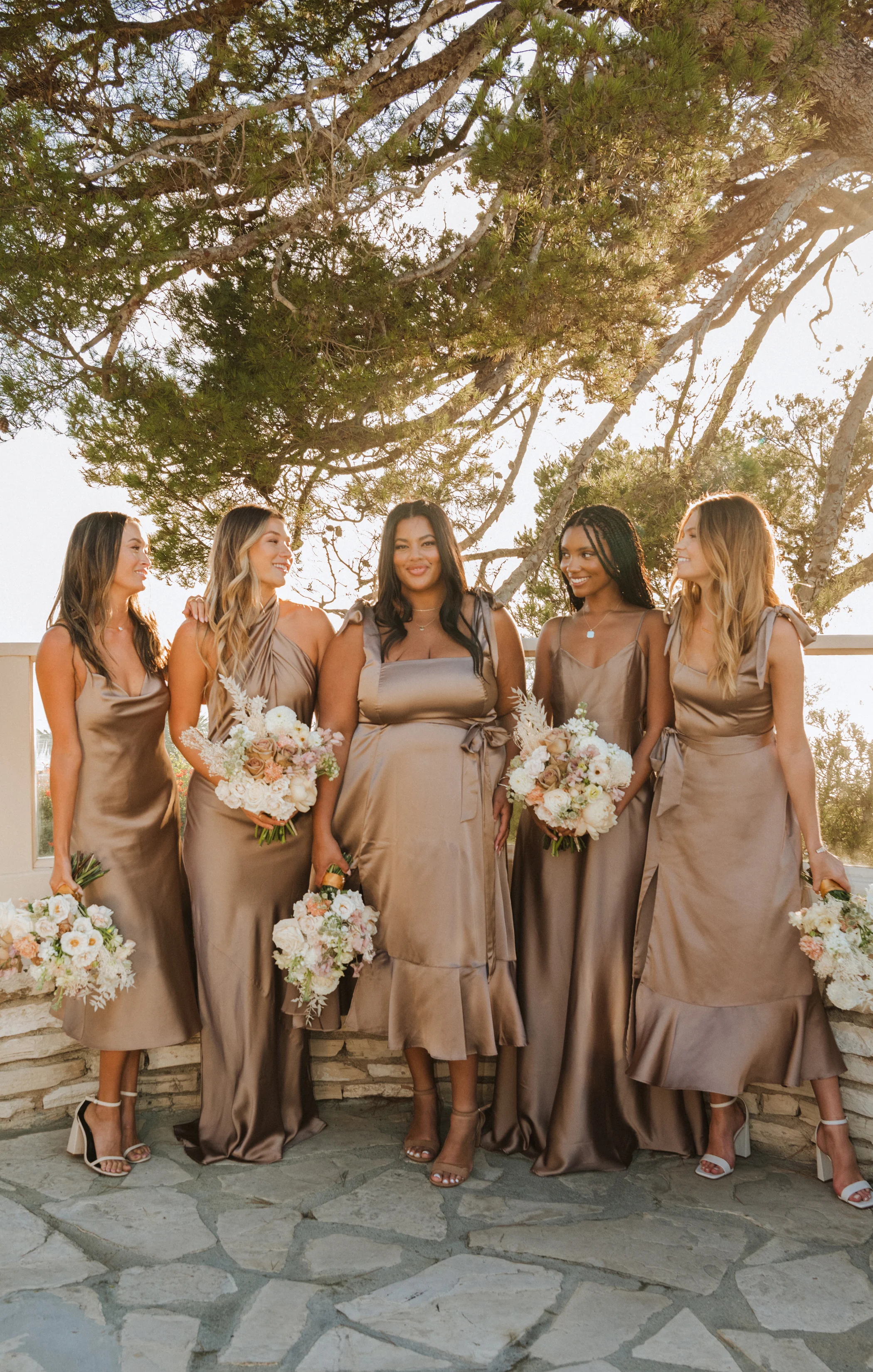 Claire Midi Dress ~ Dune Luxe Satin - Image 14