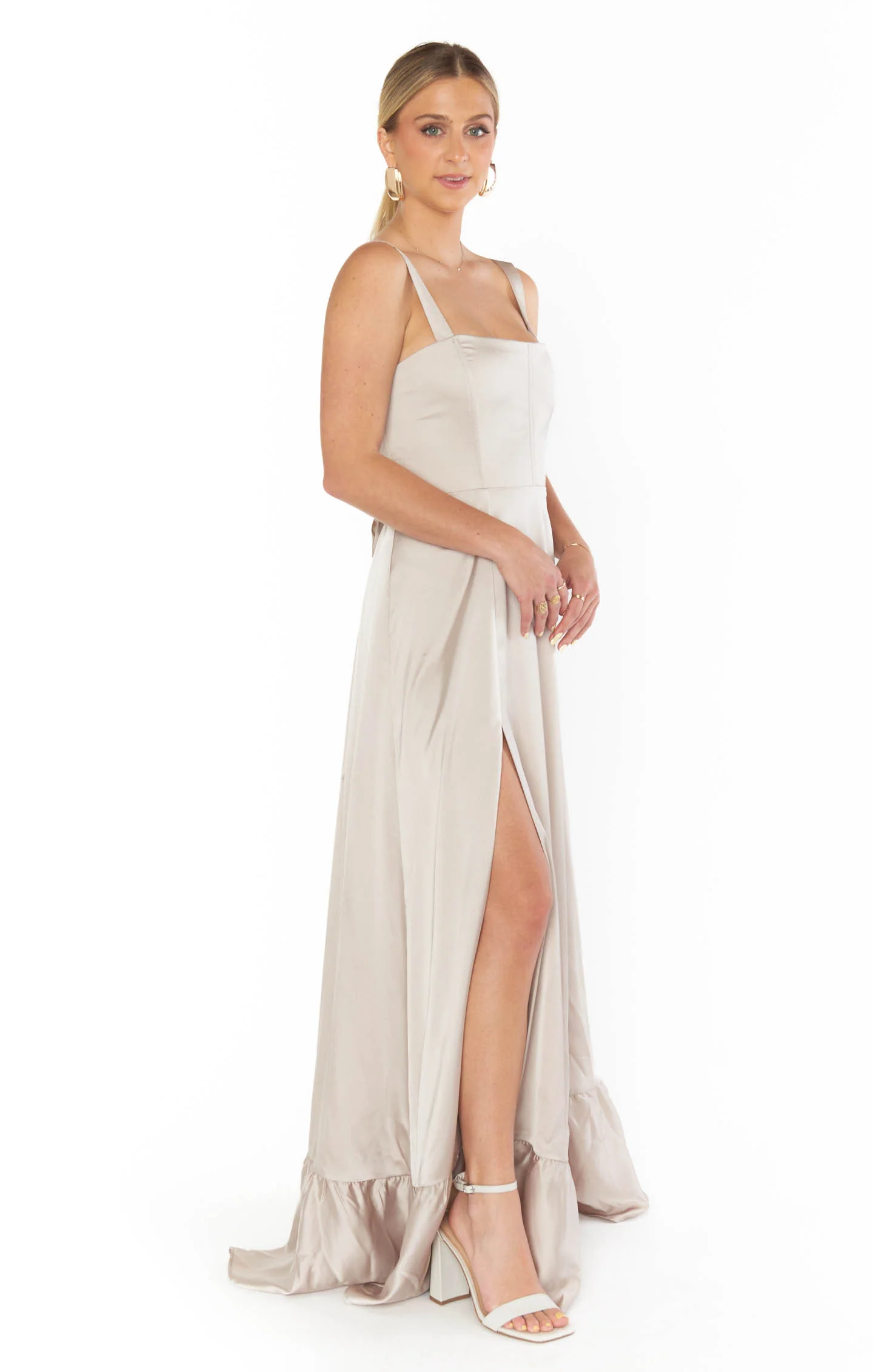 Clarissa Corset Dress ~ Show Me The Ring Luxe Satin - Image 4