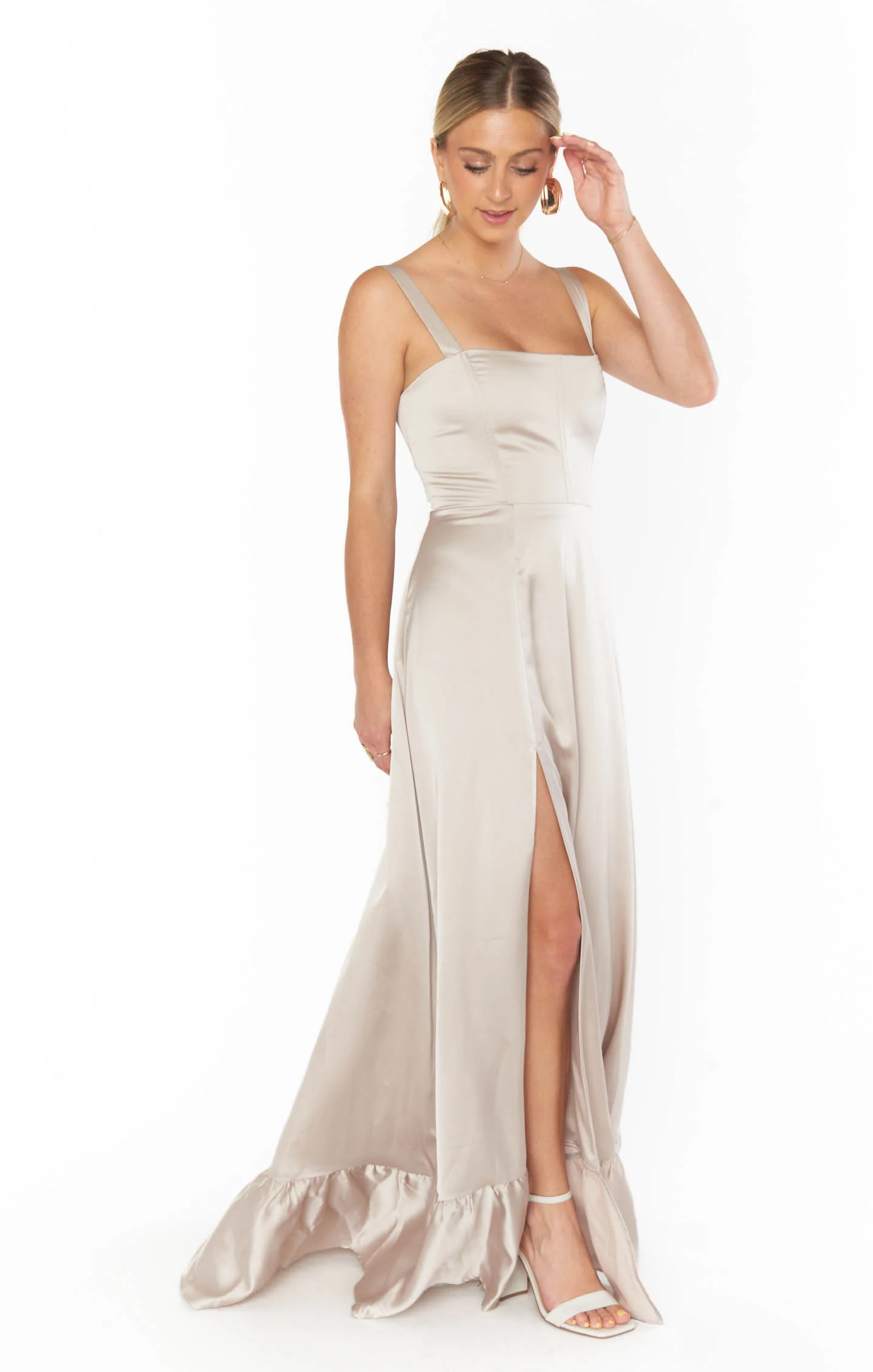 Clarissa Corset Dress ~ Show Me The Ring Luxe Satin - Image 5